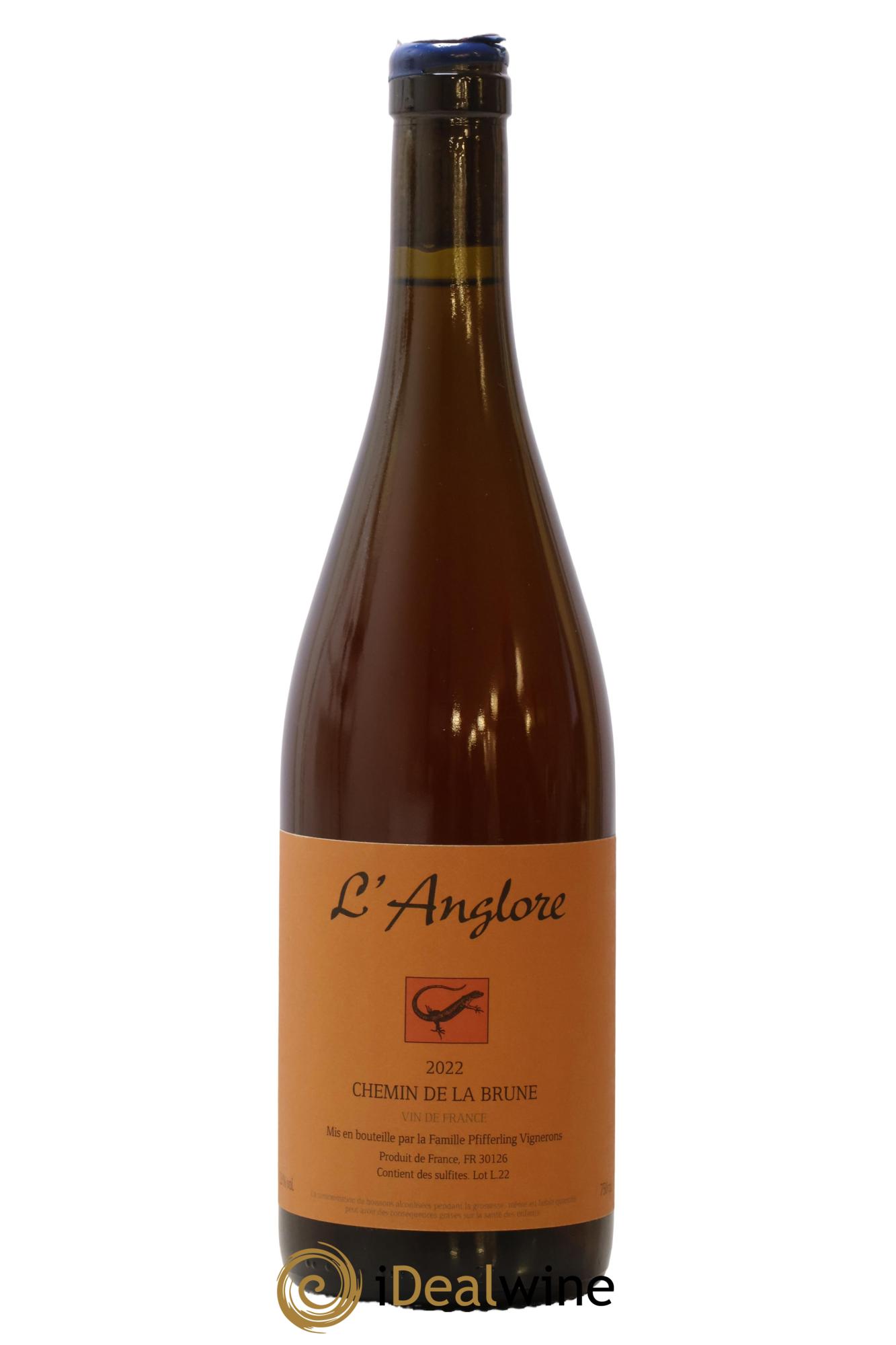 Vin de France Chemin de la brune L'Anglore 2022 - Lot de 1 bouteille - 0