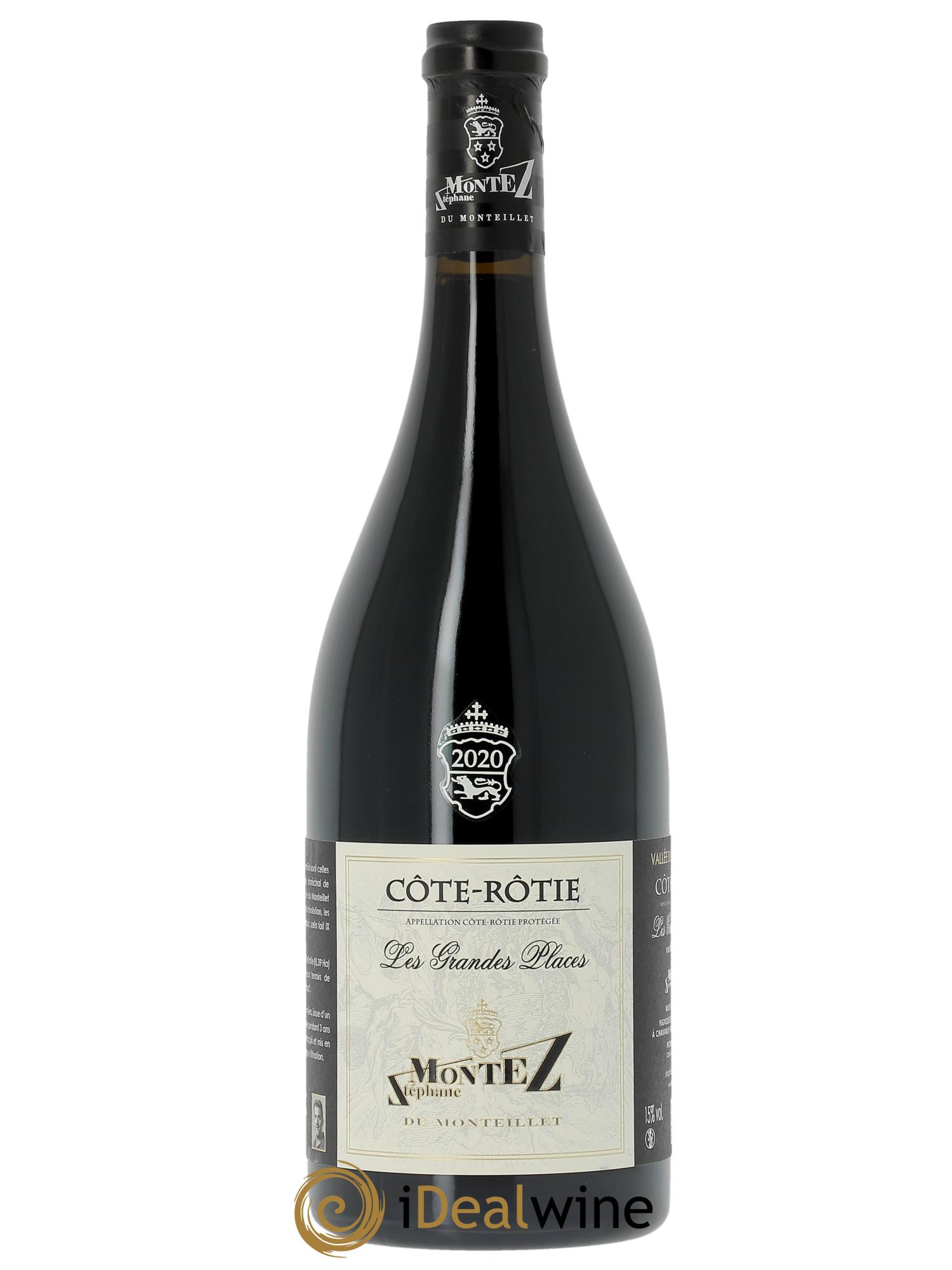Côte-Rôtie Les Grandes Places Monteillet (Domaine du) - Stéphane Montez 2020 - Lotto di 1 bottiglia - 0