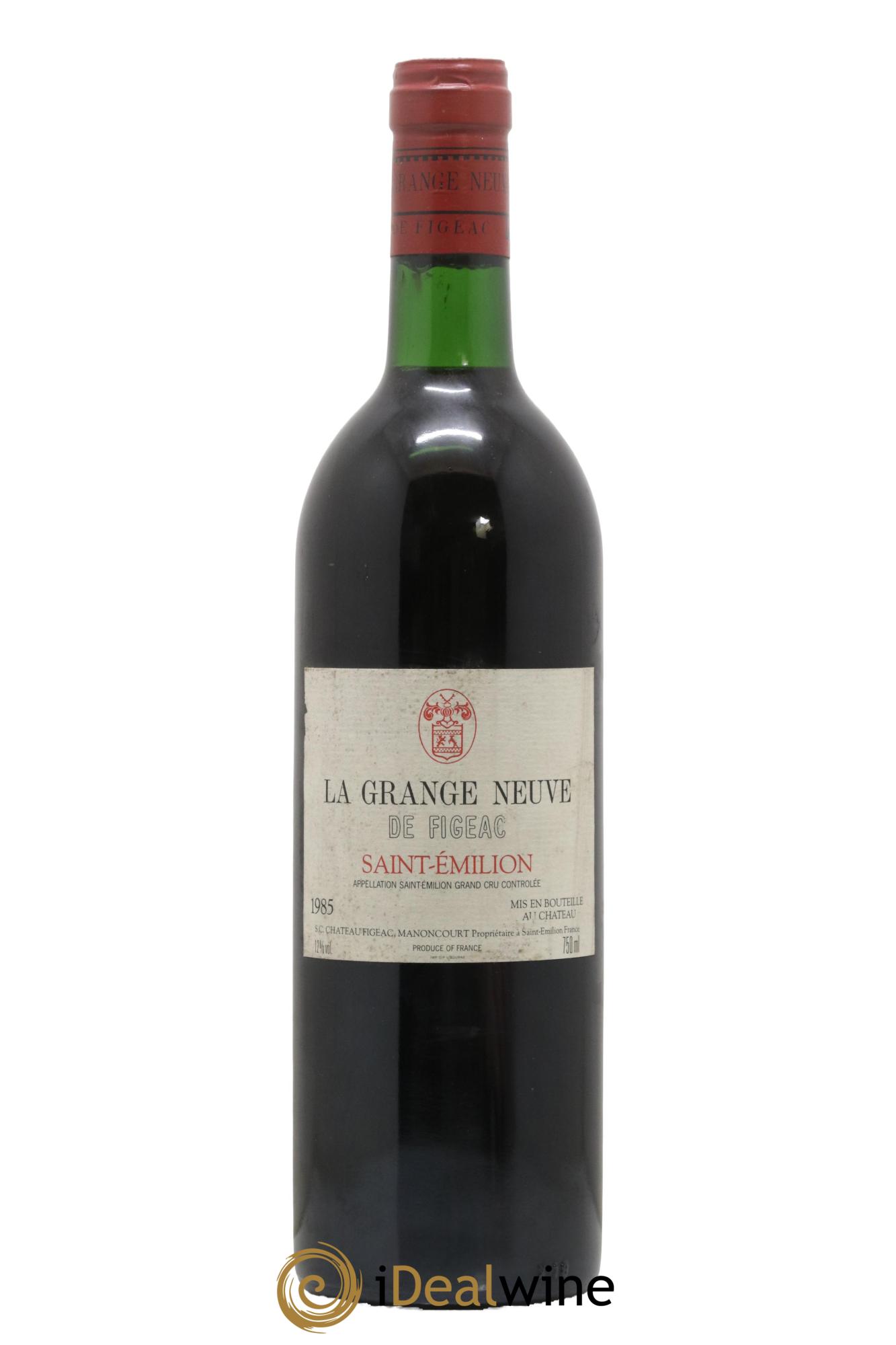 Château La Grange Neuve de Figeac 1985 - Lot de 1 bouteille - 0
