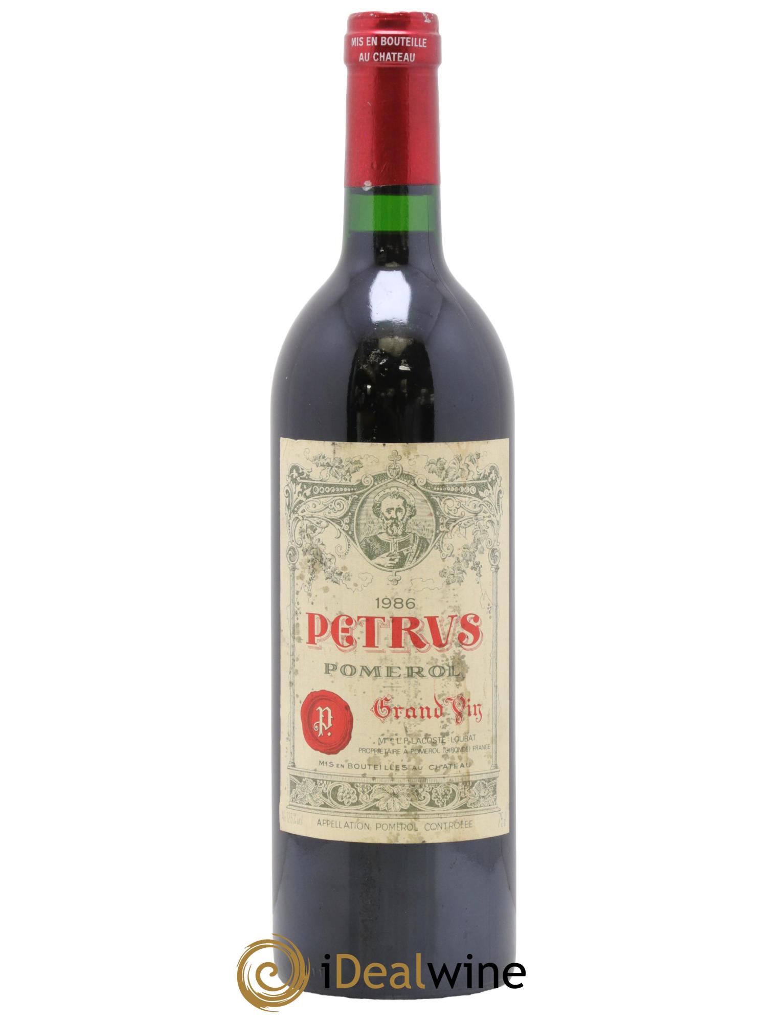 Petrus 1986 - Lot de 1 bouteille - 0