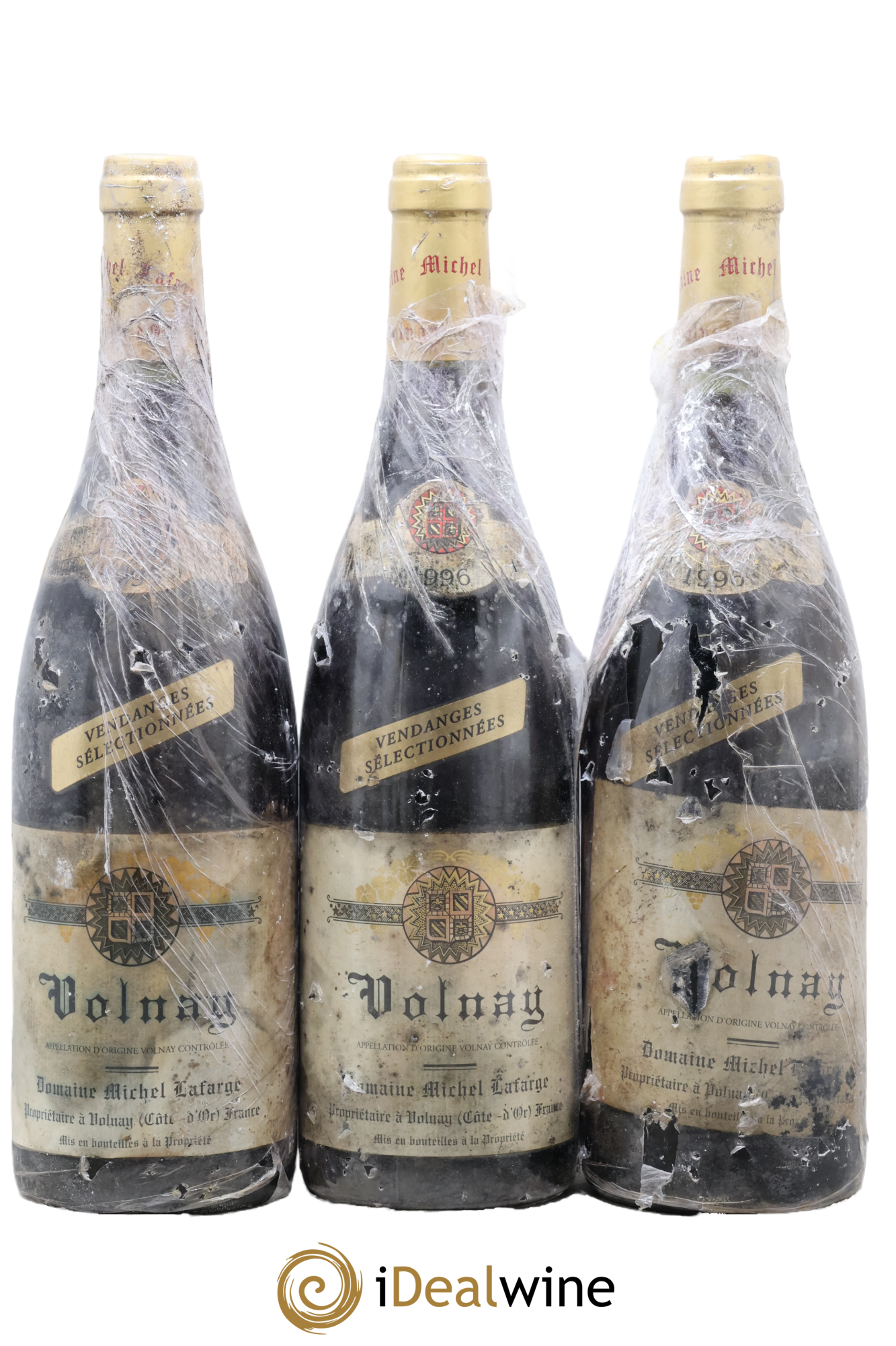 Volnay Vendanges sélectionnées Lafarge (Domaine) 1996 - Lot de 3 bouteilles - 0