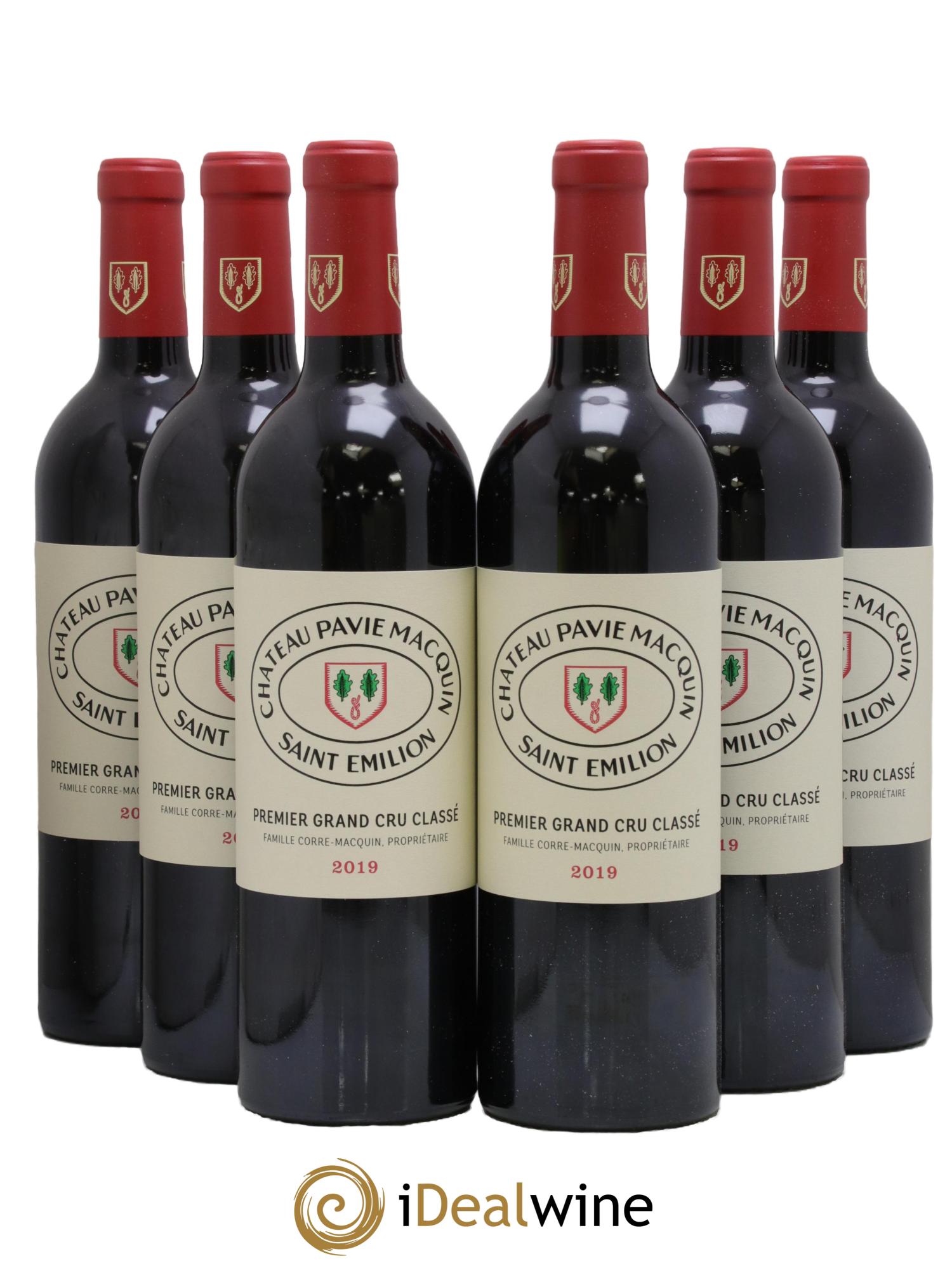 Château Pavie Macquin 1er Grand Cru Classé B 2019 - Lot de 6 bouteilles - 0