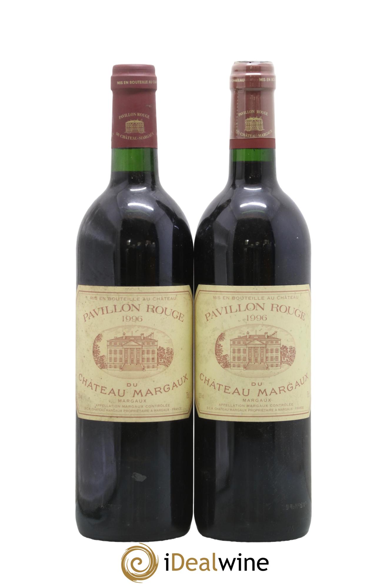 Pavillon Rouge du Château Margaux Second Vin 1996 - Lot of 2 bottles - 0