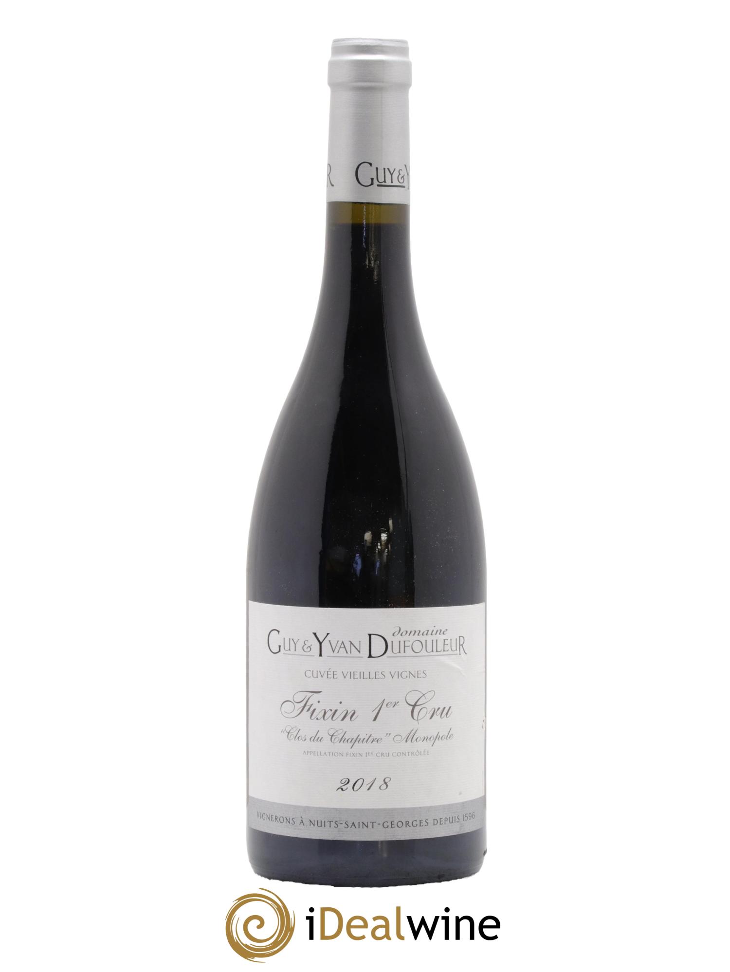 Fixin 1er Cru Clos du Chapitre Dufouleur 2018 - Lot de 1 bouteille - 0