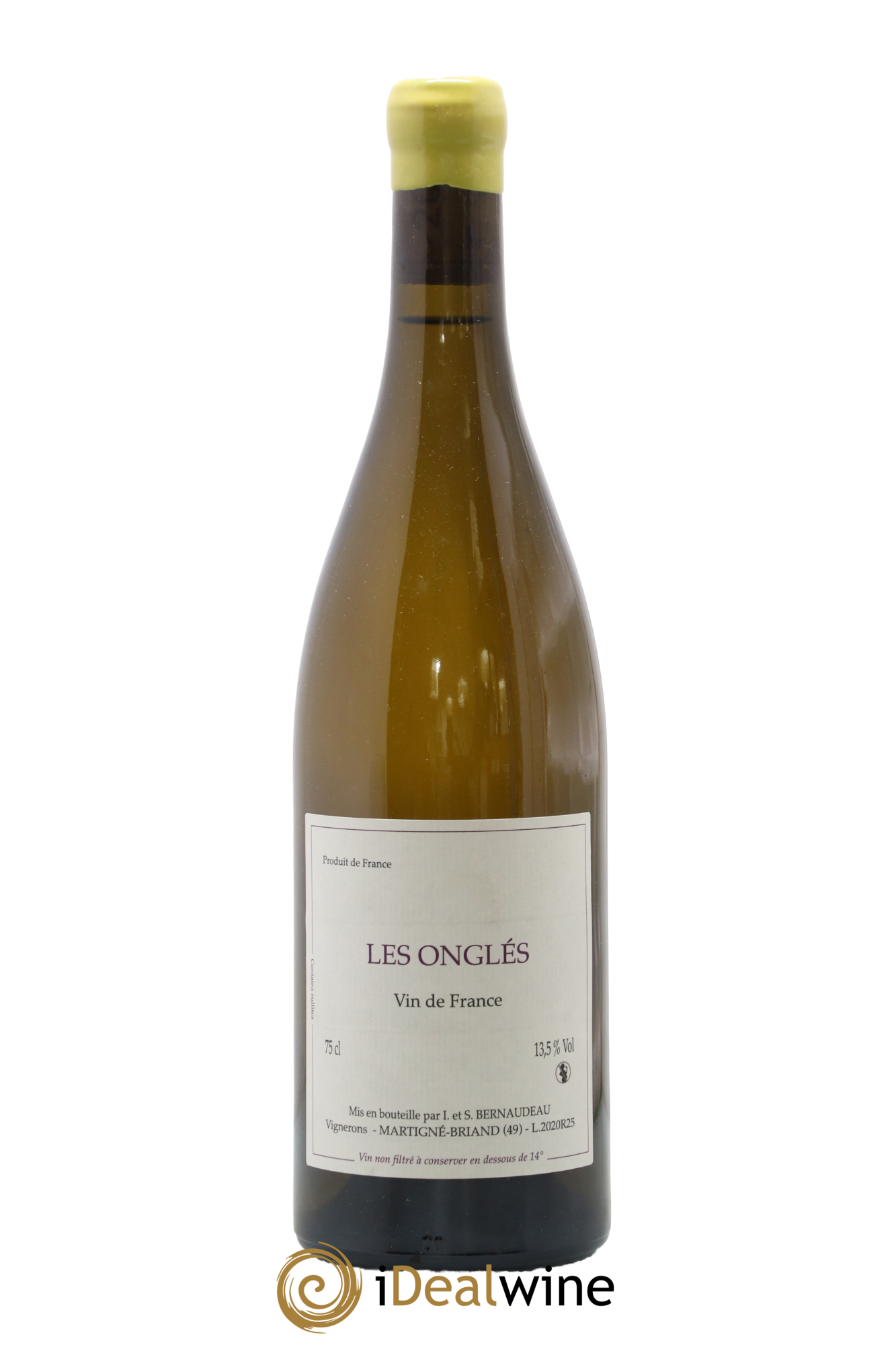 Vin de France Les Onglés Stéphane Bernaudeau 2020 - Posten von 1 Flasche - 0