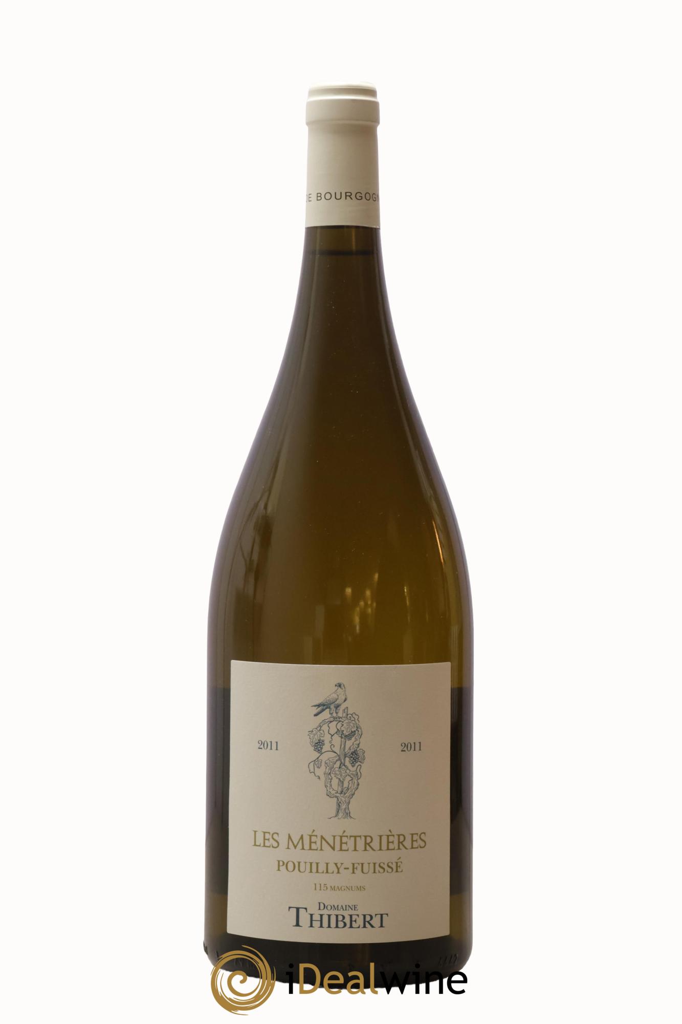 Pouilly-Fuissé Les Ménétrières Domaine Thibert  2011 - Lot de 1 magnum - 0