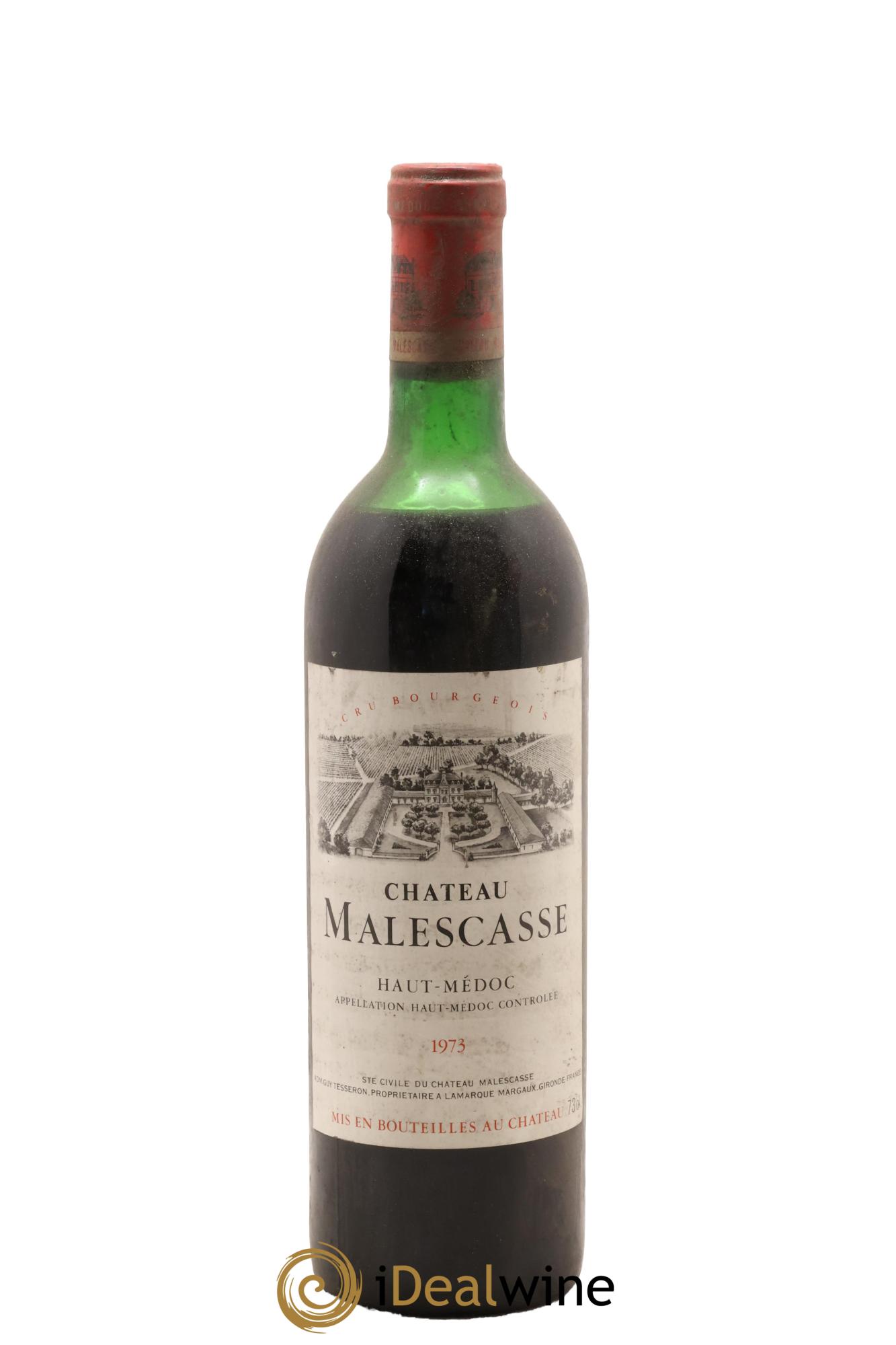 Château Malescasse Cru Bourgeois Exceptionnel 1973 - Lot de 1 bouteille - 0