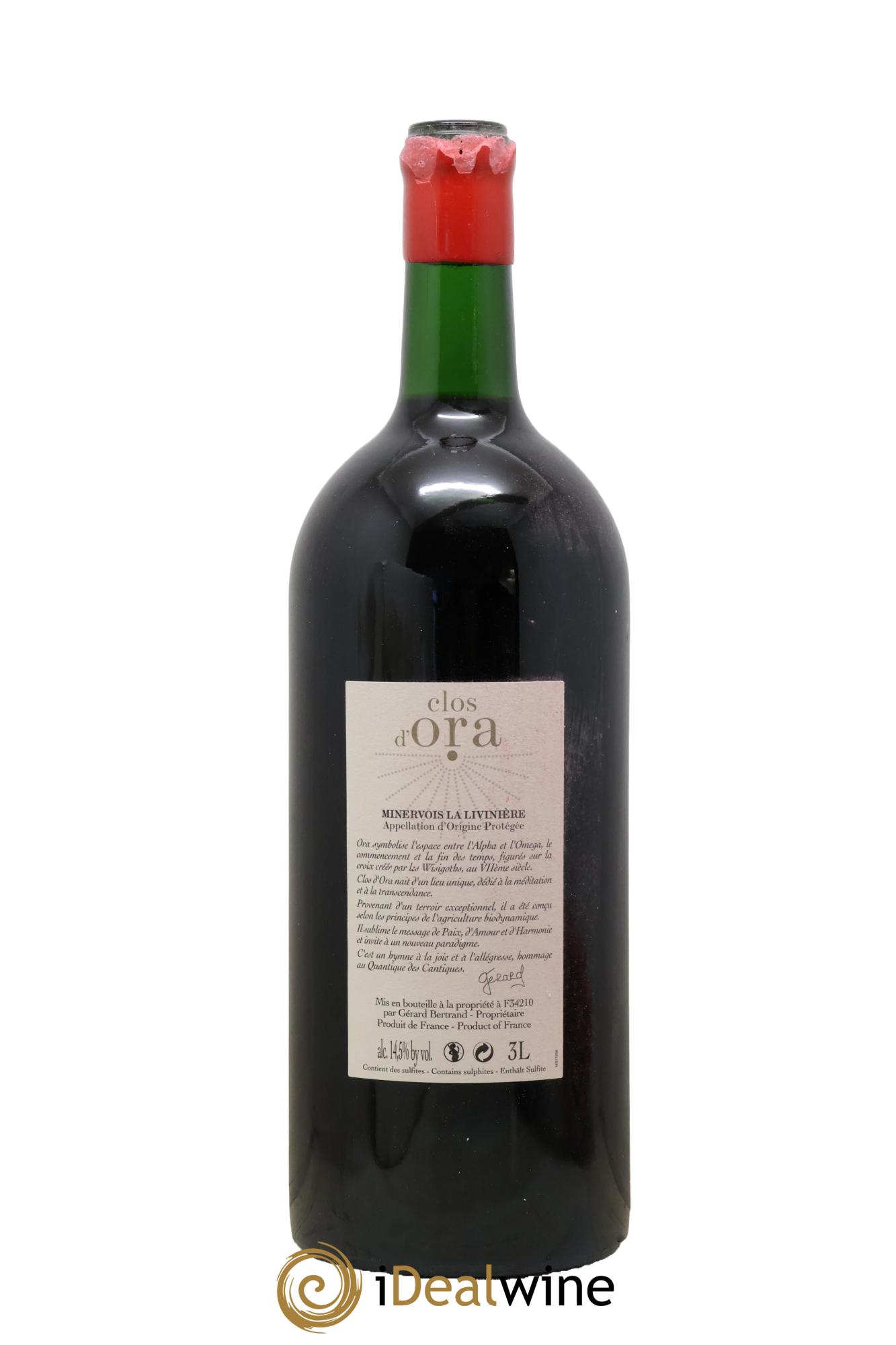 Minervois La Livinière Clos d'Ora Gérard Bertrand 2014 - Posten von 1 Doppel-Magnum - 1