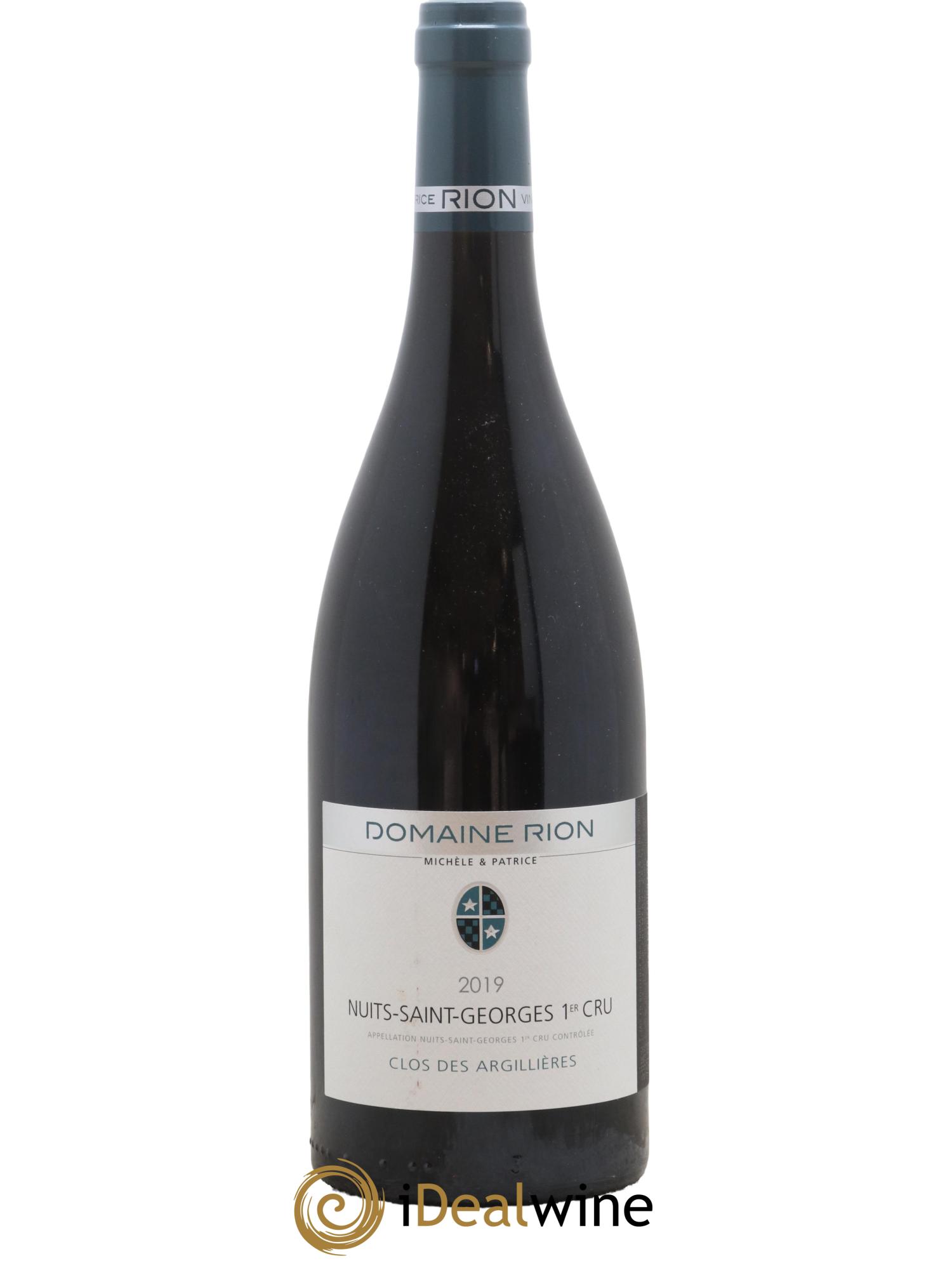 Nuits-Saint-Georges 1er Cru Clos Des Argillières Patrice Rion (Domaine) 2019 - Lot de 1 bouteille - 0