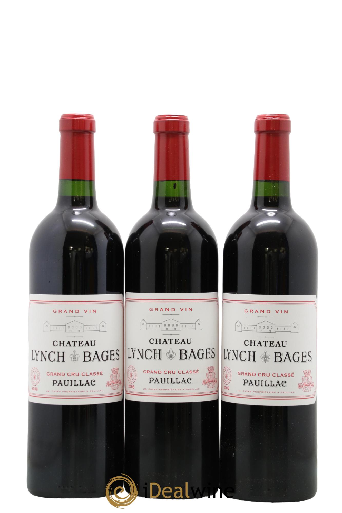 Château Lynch Bages 5ème Grand Cru Classé 2008 - Lot de 12 bouteilles - 2