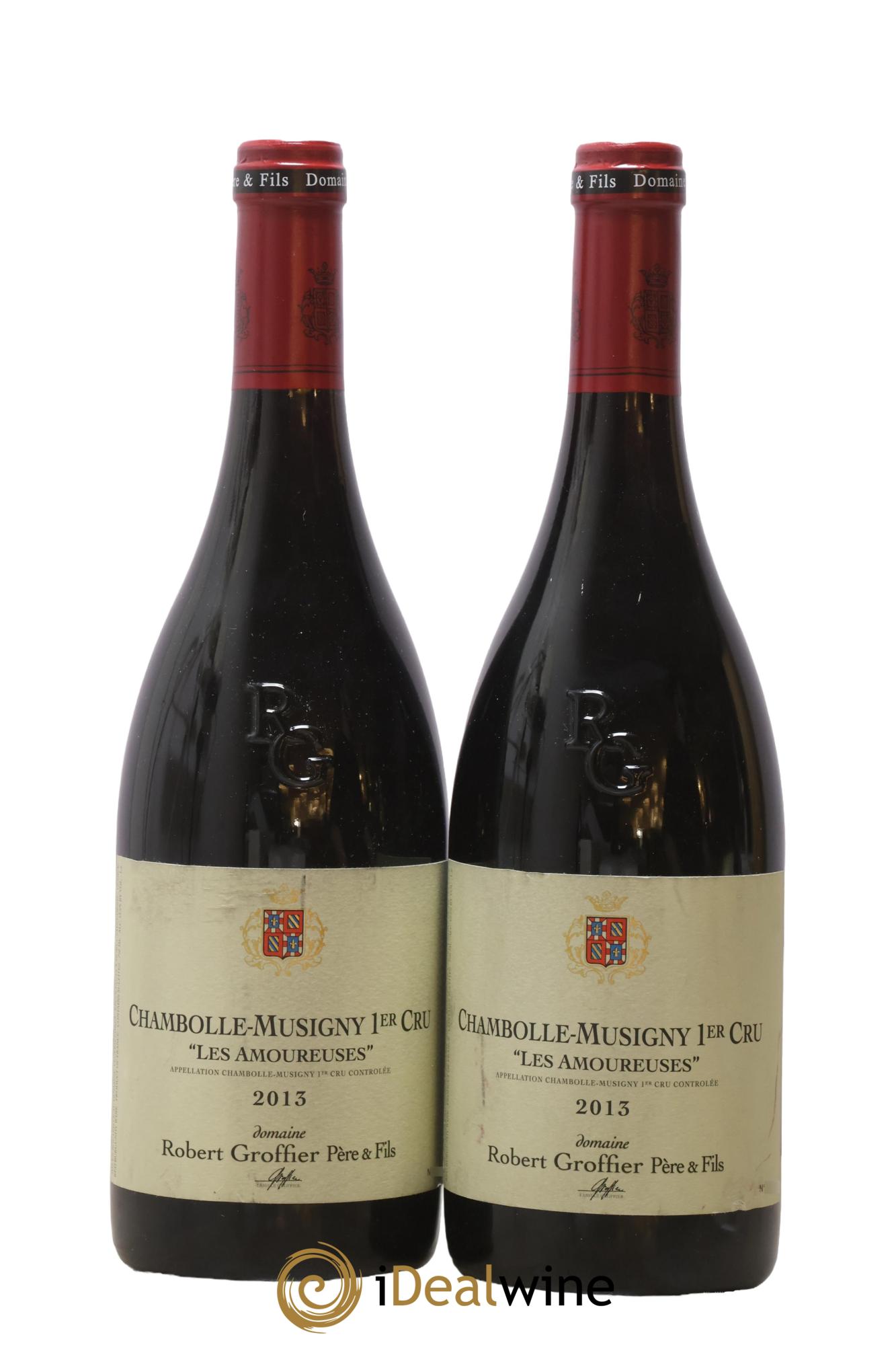 Chambolle-Musigny 1er Cru Les Amoureuses Robert Groffier Père & Fils (Domaine) 2013 - Lot de 2 bouteilles - 0
