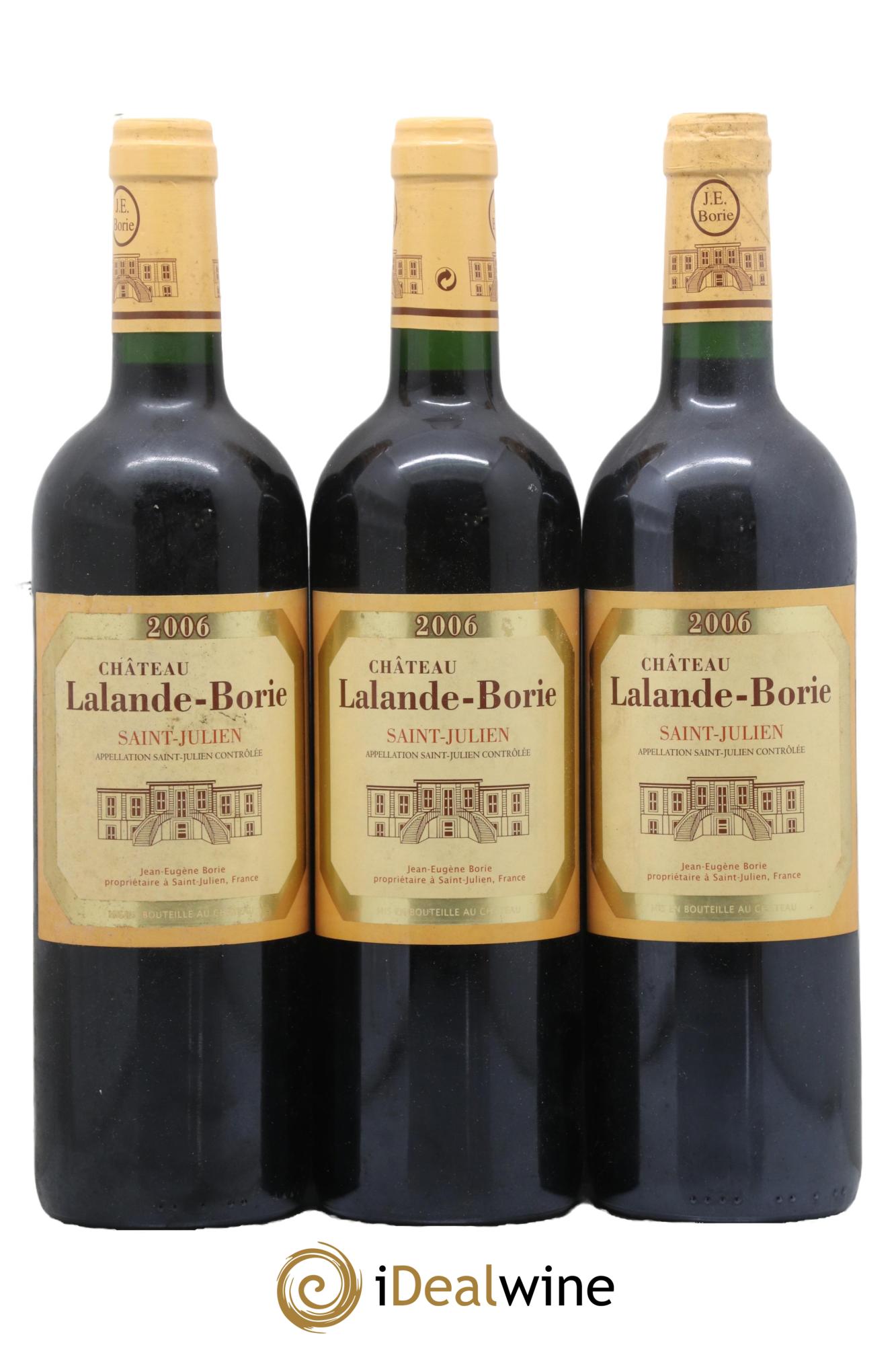 Château Lalande Borie 2003 - Lot de 3 bouteilles - 0