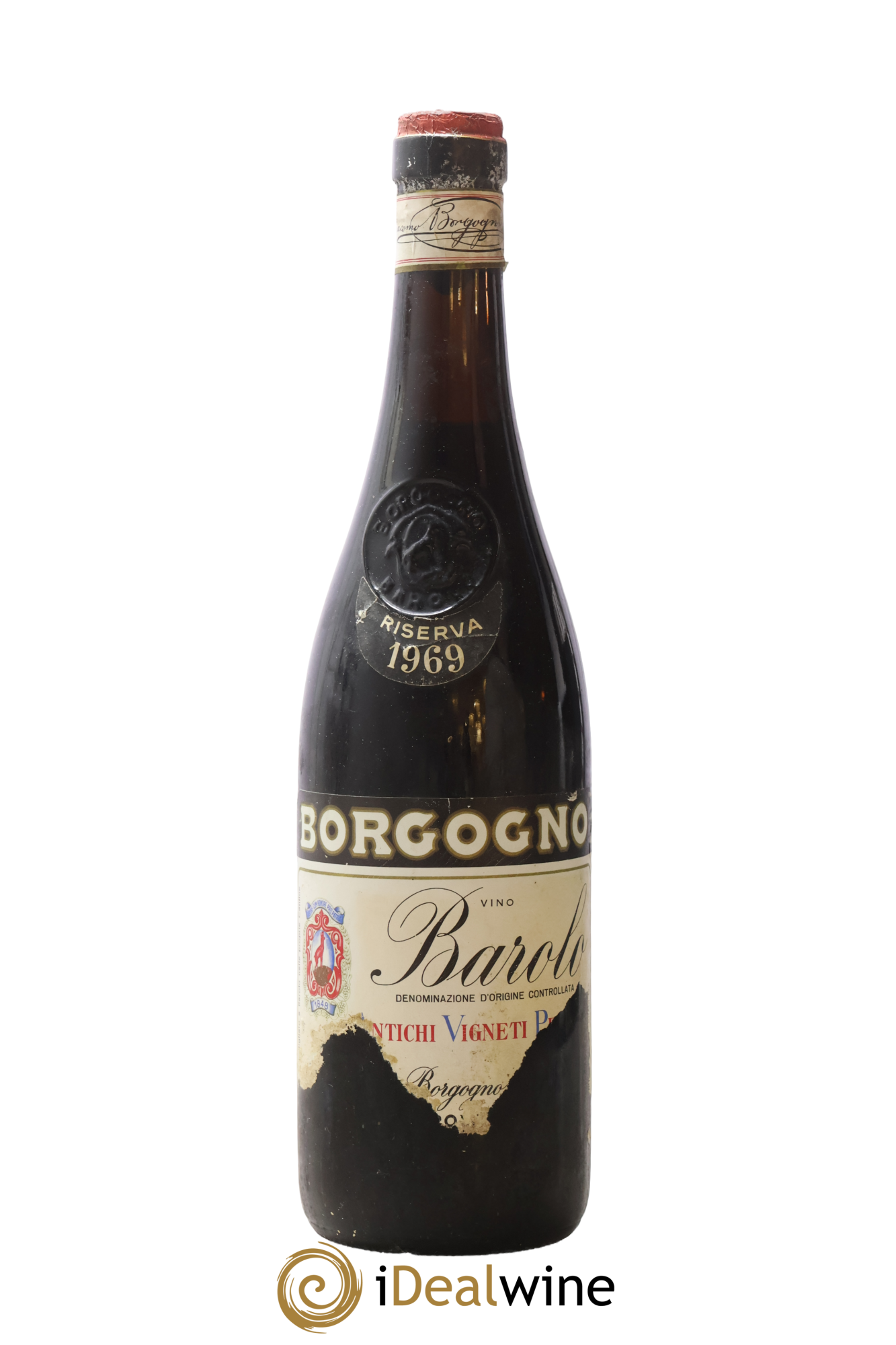 Barolo DOCG Riserva Giacomo Borgogno 1969 - Lot de 1 bouteille - 0