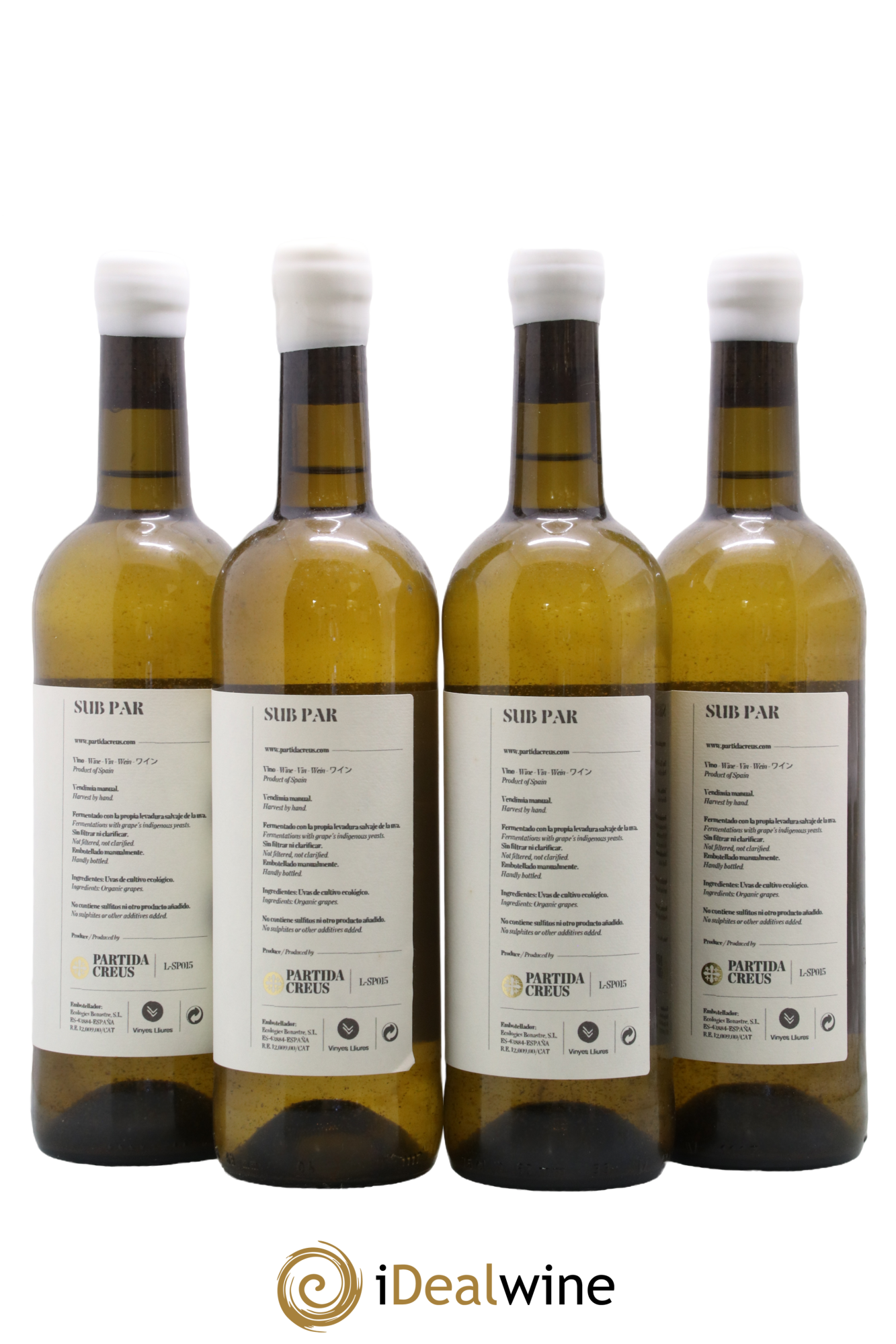 Espagne Vino de Espana SP Subirat Parent Partida Creus 2015 - Lot of 4 bottles - 1