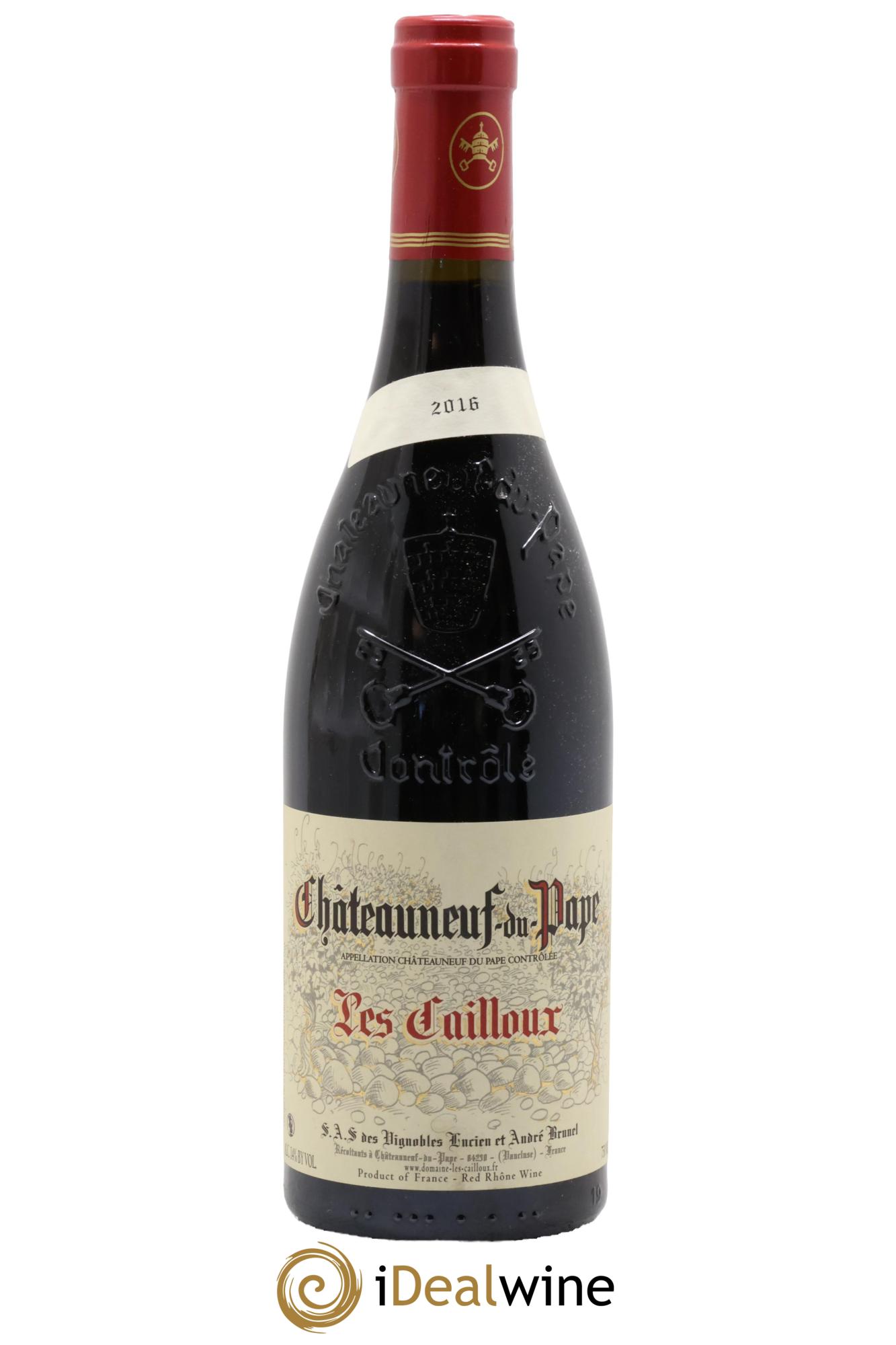 Châteauneuf-du-Pape Les Cailloux André Brunel 2016 - Posten von 1 Flasche - 0