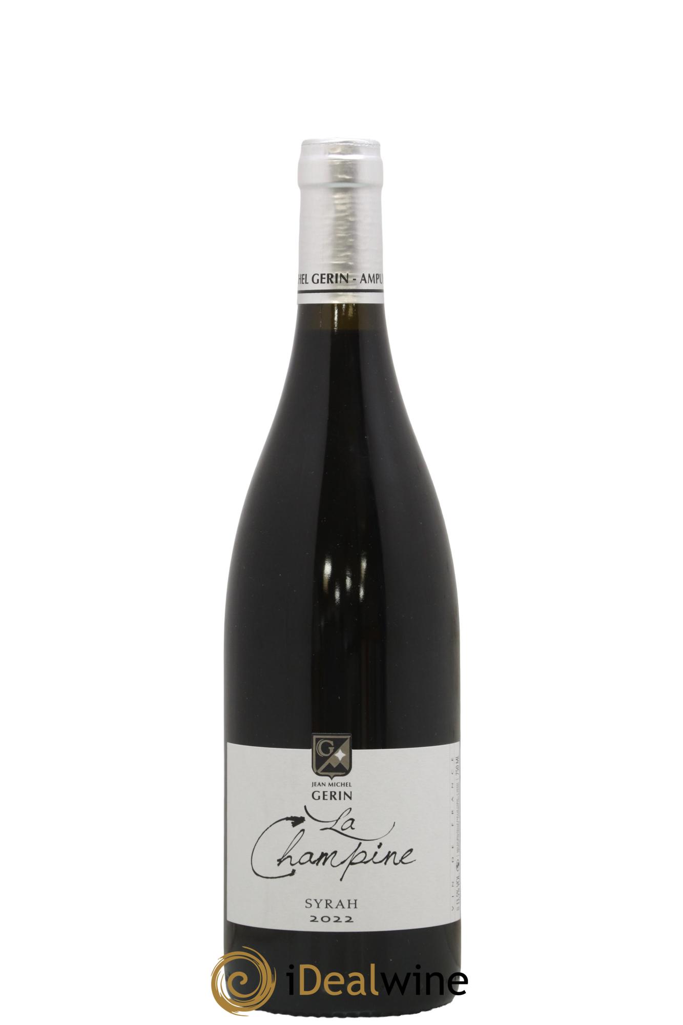 IGP Collines Rhodaniennes Syrah La Champine Jean-Michel Gerin 2022 - Lot of 1 bottle - 0