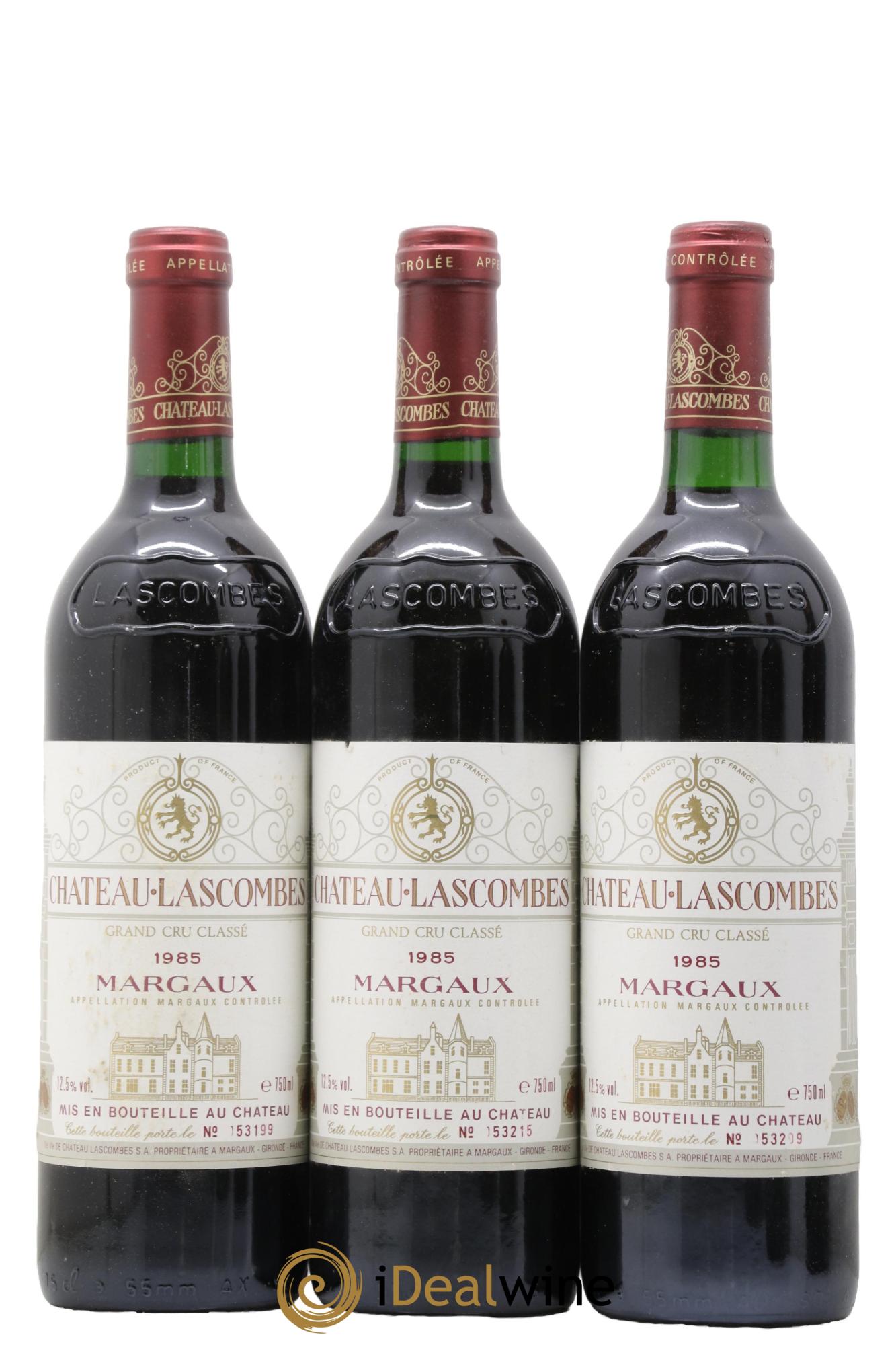 Château Lascombes 2ème Grand Cru Classé 1985 - Lot de 6 bouteilles - 1