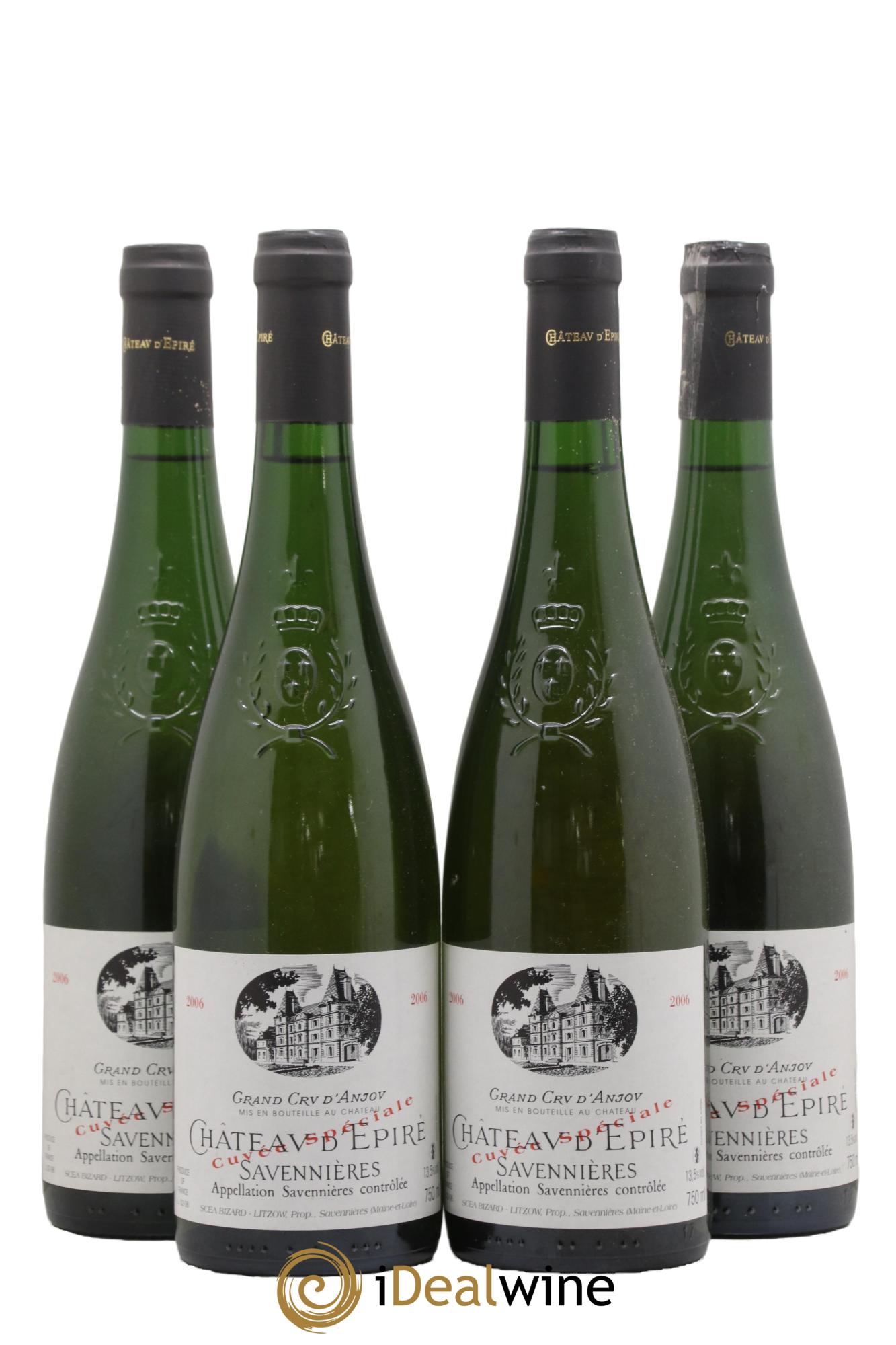 Savennières Cuvée Spéciale Château d'Épiré 2006 - Lot de 4 bouteilles - 0