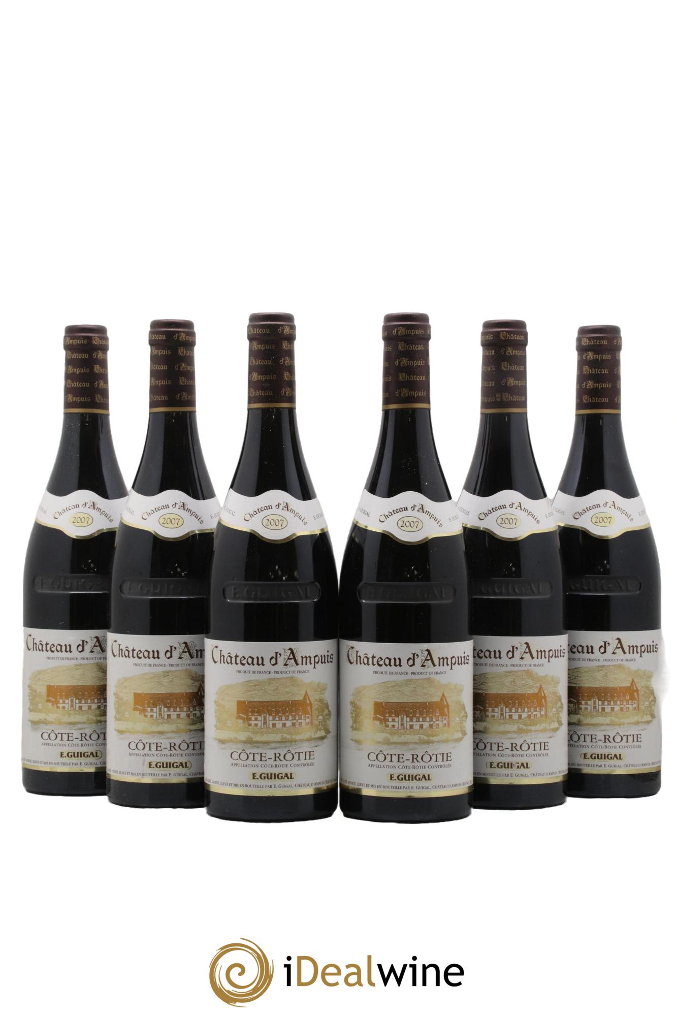 Côte-Rôtie Château d'Ampuis Guigal 2007 - Lotto di 6 bottiglie - 0