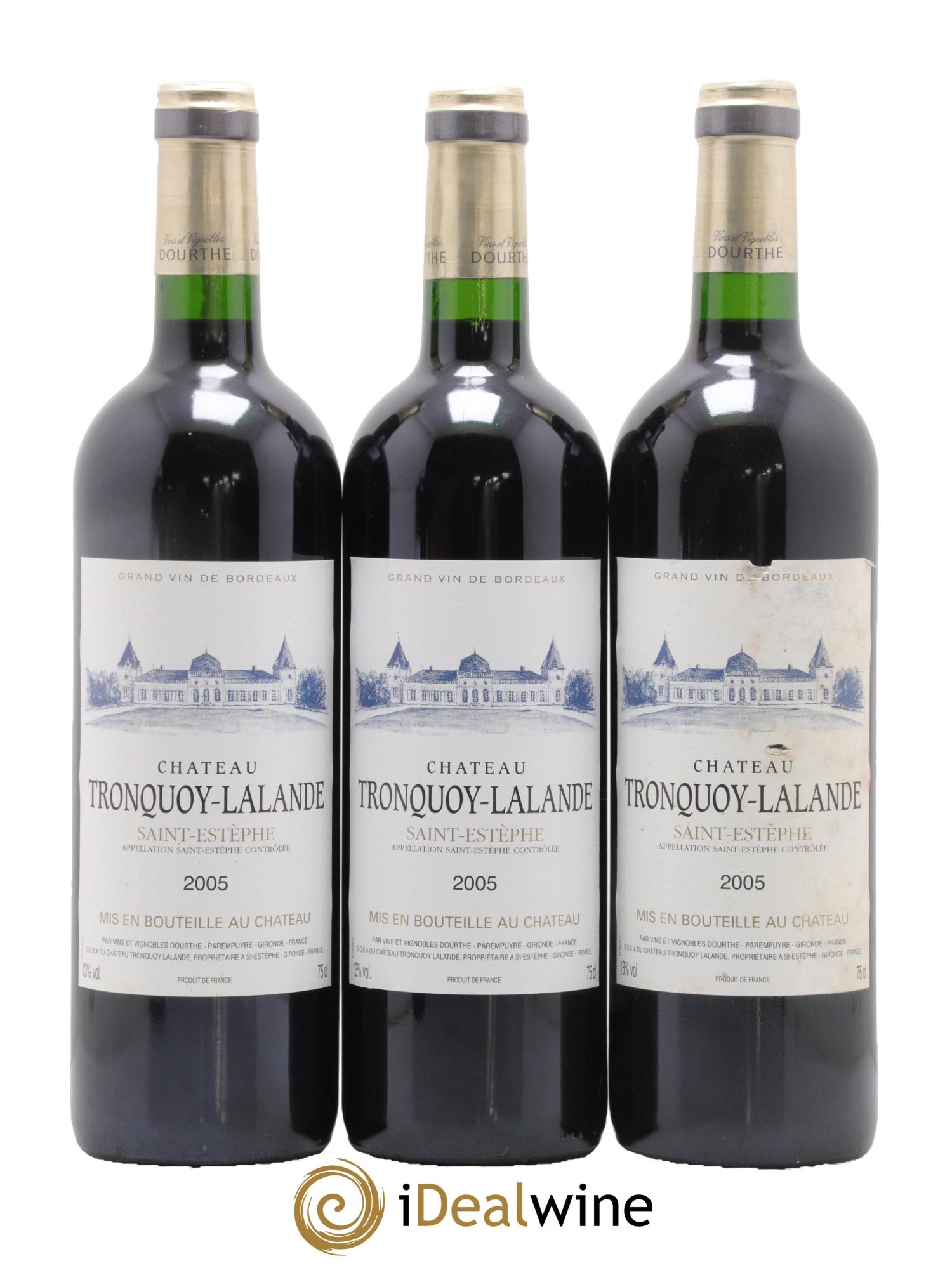 Château Tronquoy Lalande 2005 - Lot de 6 bouteilles - 2