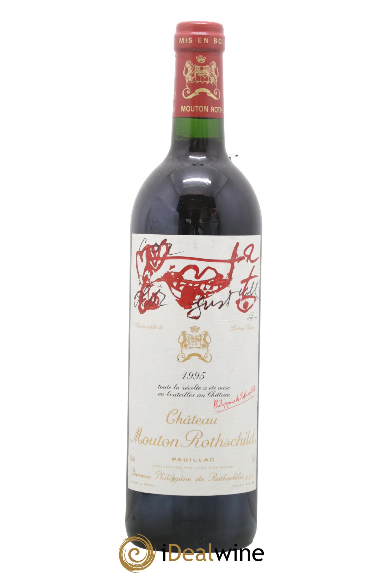 Château Mouton Rothschild 1er Grand Cru Classé 1995 - Lotto di 1 bottiglia - 0