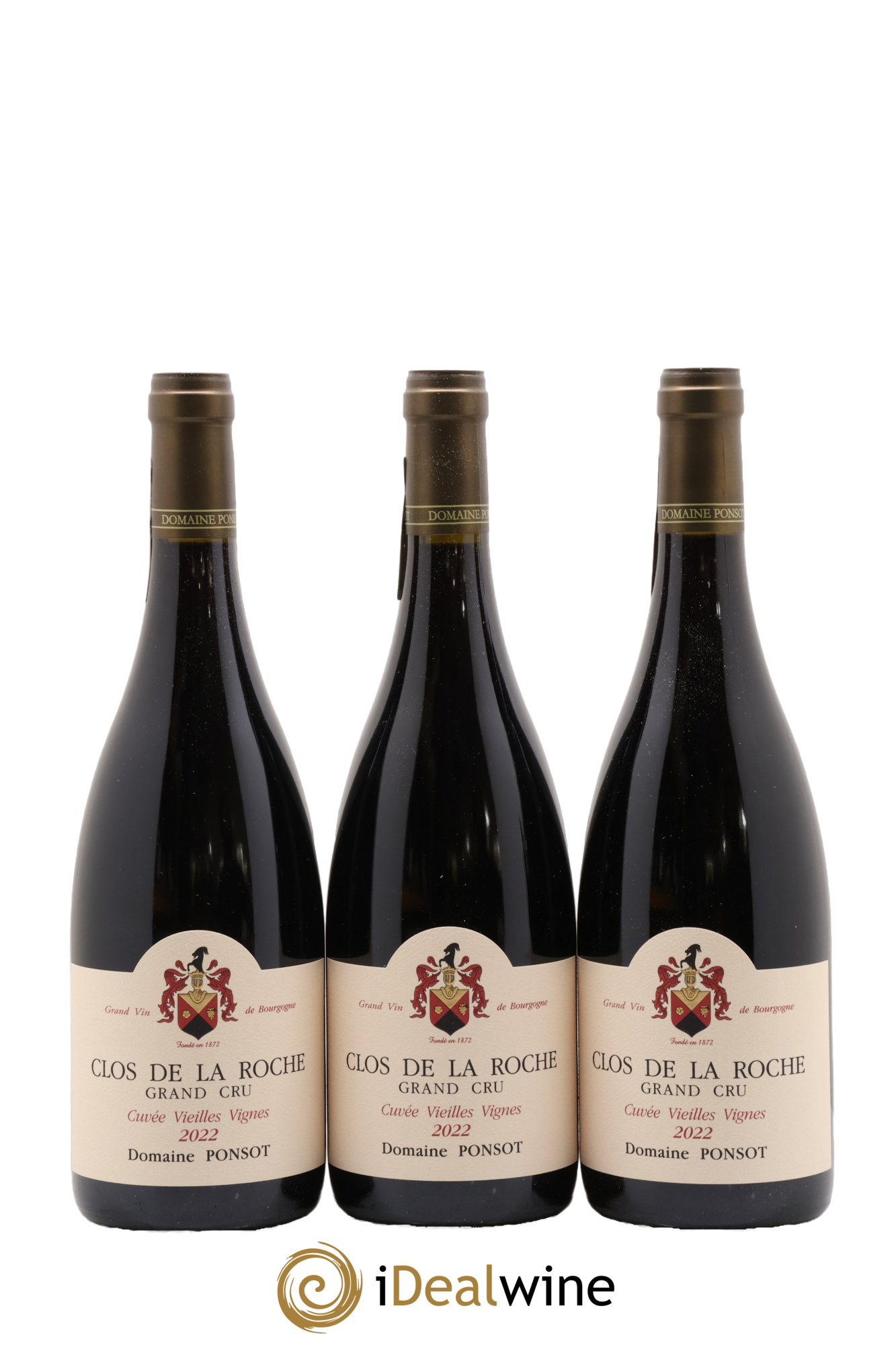 Clos de la Roche Grand Cru Vieilles Vignes Ponsot (Domaine) 2022 - Lot of 6 bottles - 1