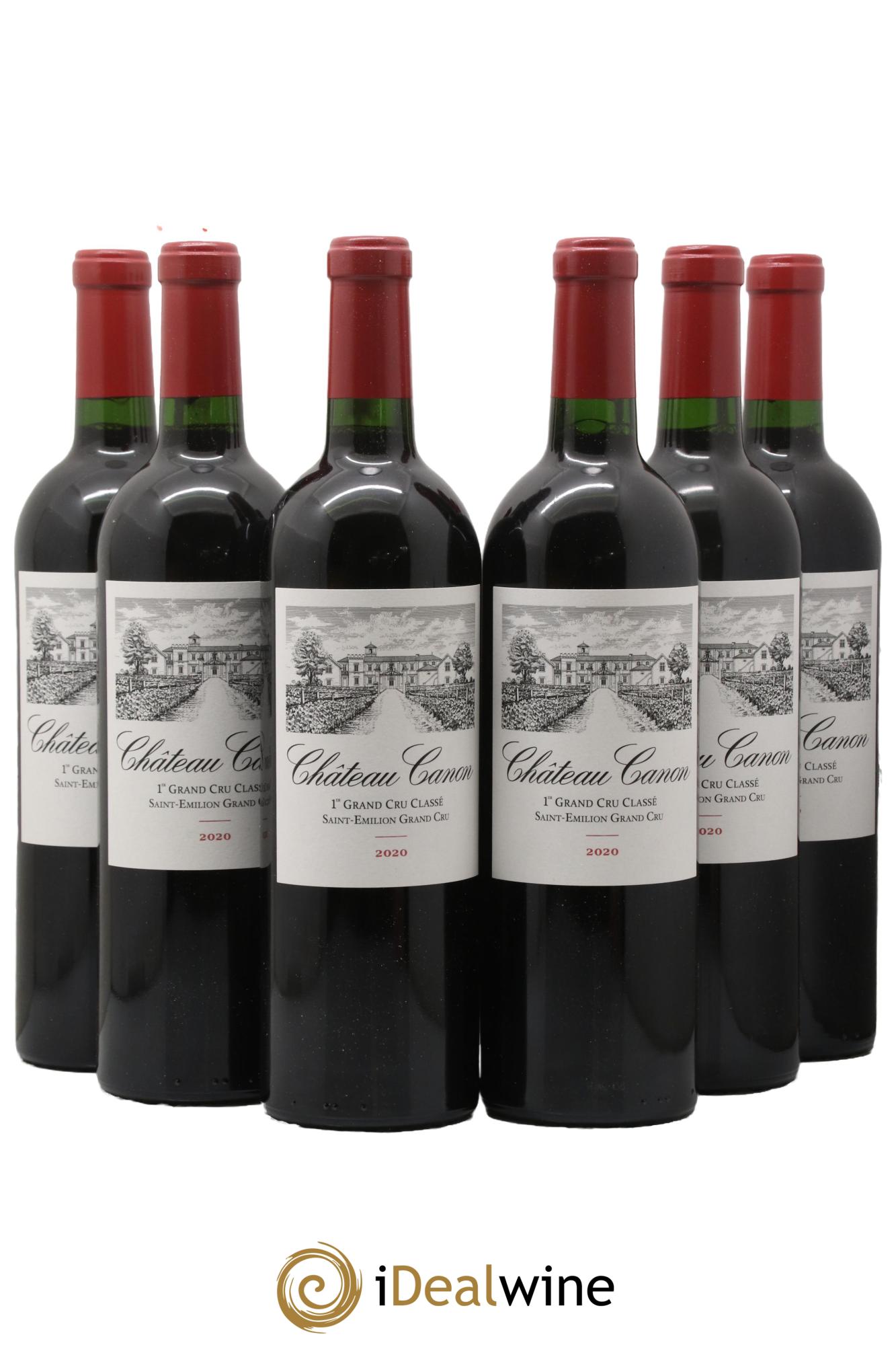 Château Canon 1er Grand Cru Classé B 2020 - Lot de 6 bouteilles - 0