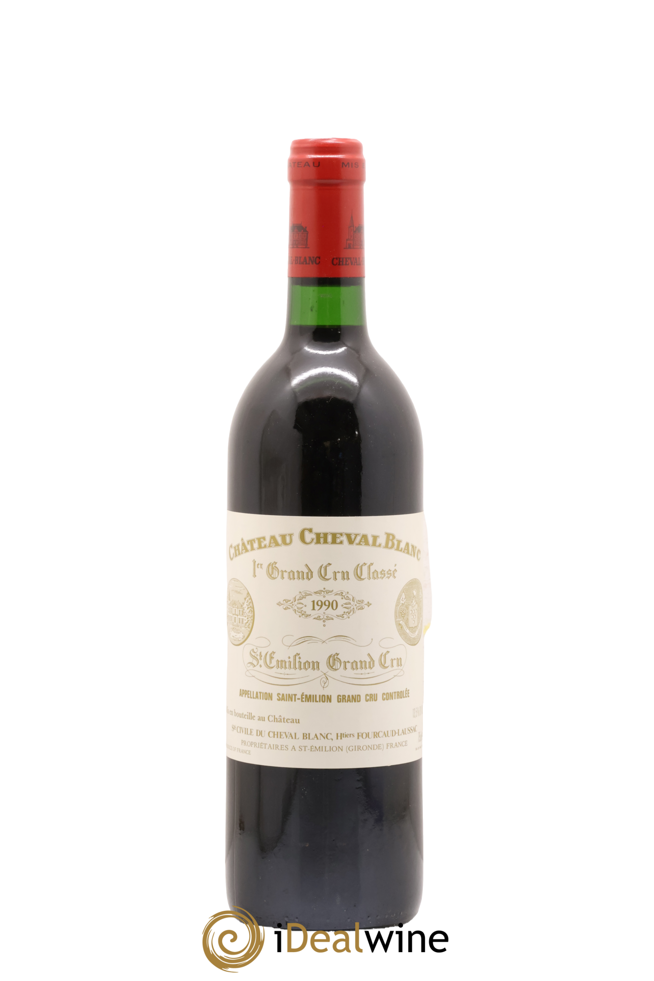 Château Cheval Blanc 1er Grand Cru Classé A 1990 - Lot of 1 bottle - 0