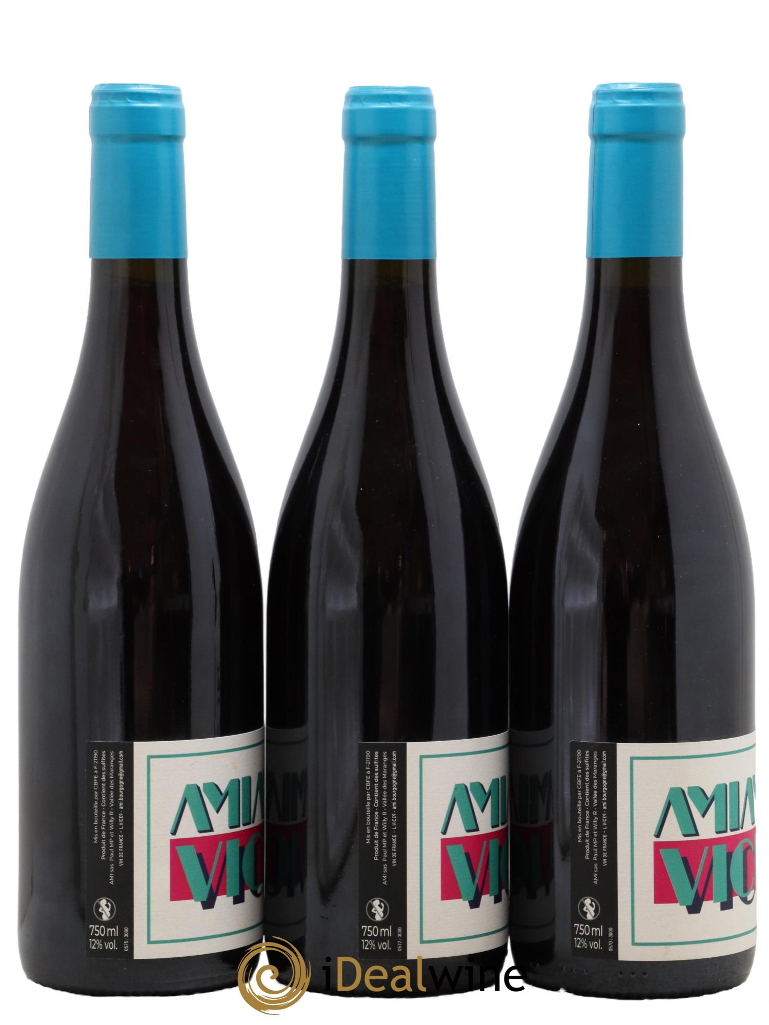 Vin de France Ami Ami Vice AMI (Willy Roulendes et Paul Perarnau)  - Posten von 3 Flaschen - 1