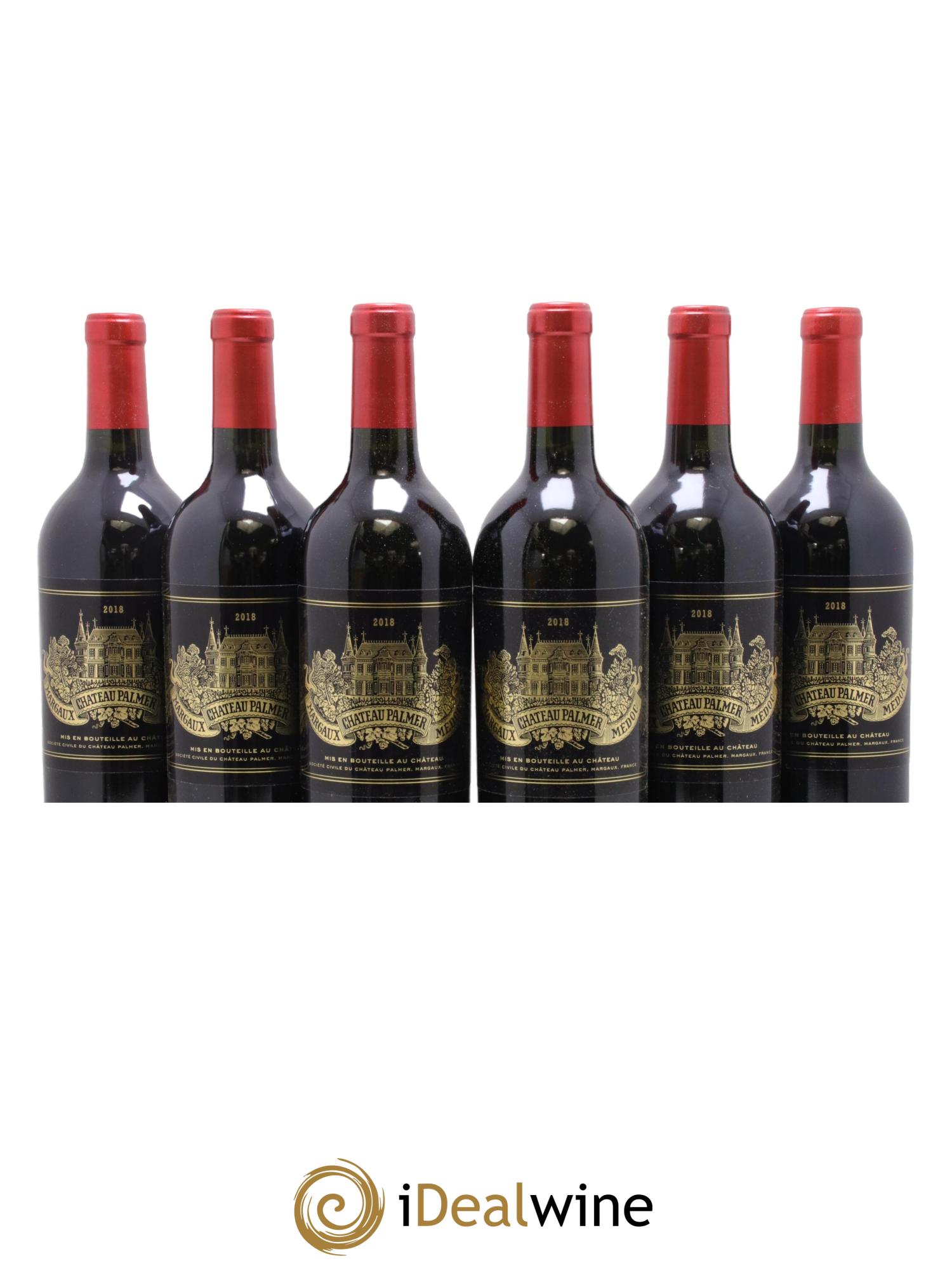 Château Palmer 3ème Grand Cru Classé 2018 - Posten von 6 Flaschen - 0