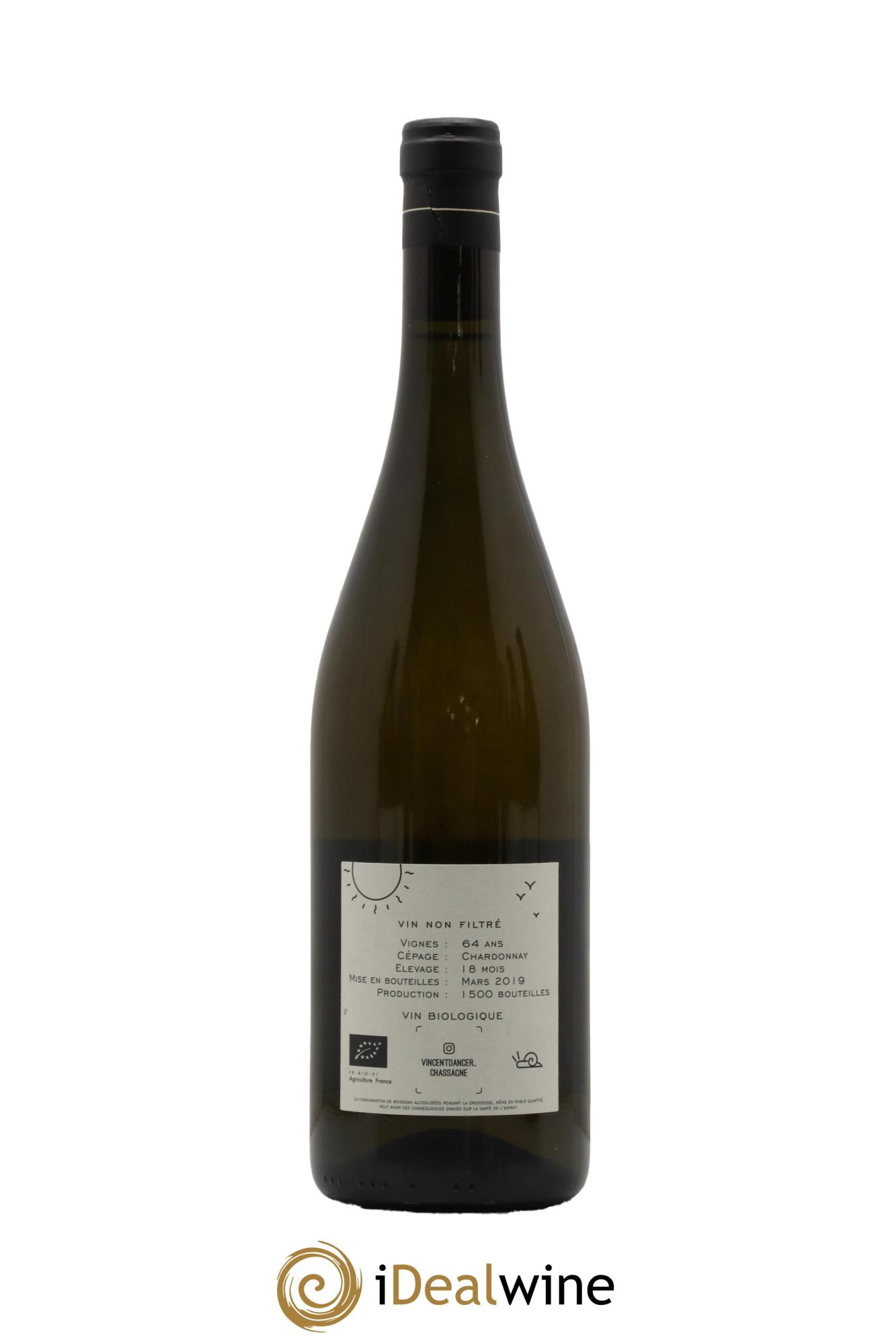 Chassagne-Montrachet 1er Cru (Morgeot) Tête du Clos Vincent Dancer 2017 - Lot de 1 bouteille - 1