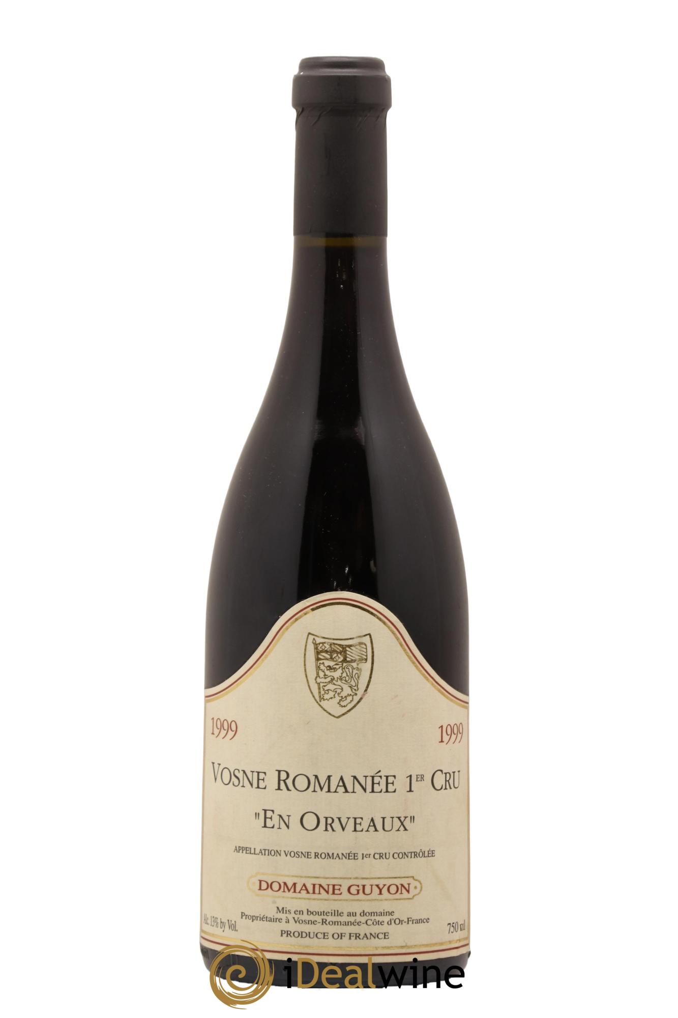 Vosne-Romanée 1er Cru En Orveaux Guyon (Domaine) 1999 - Lot de 1 bouteille - 0