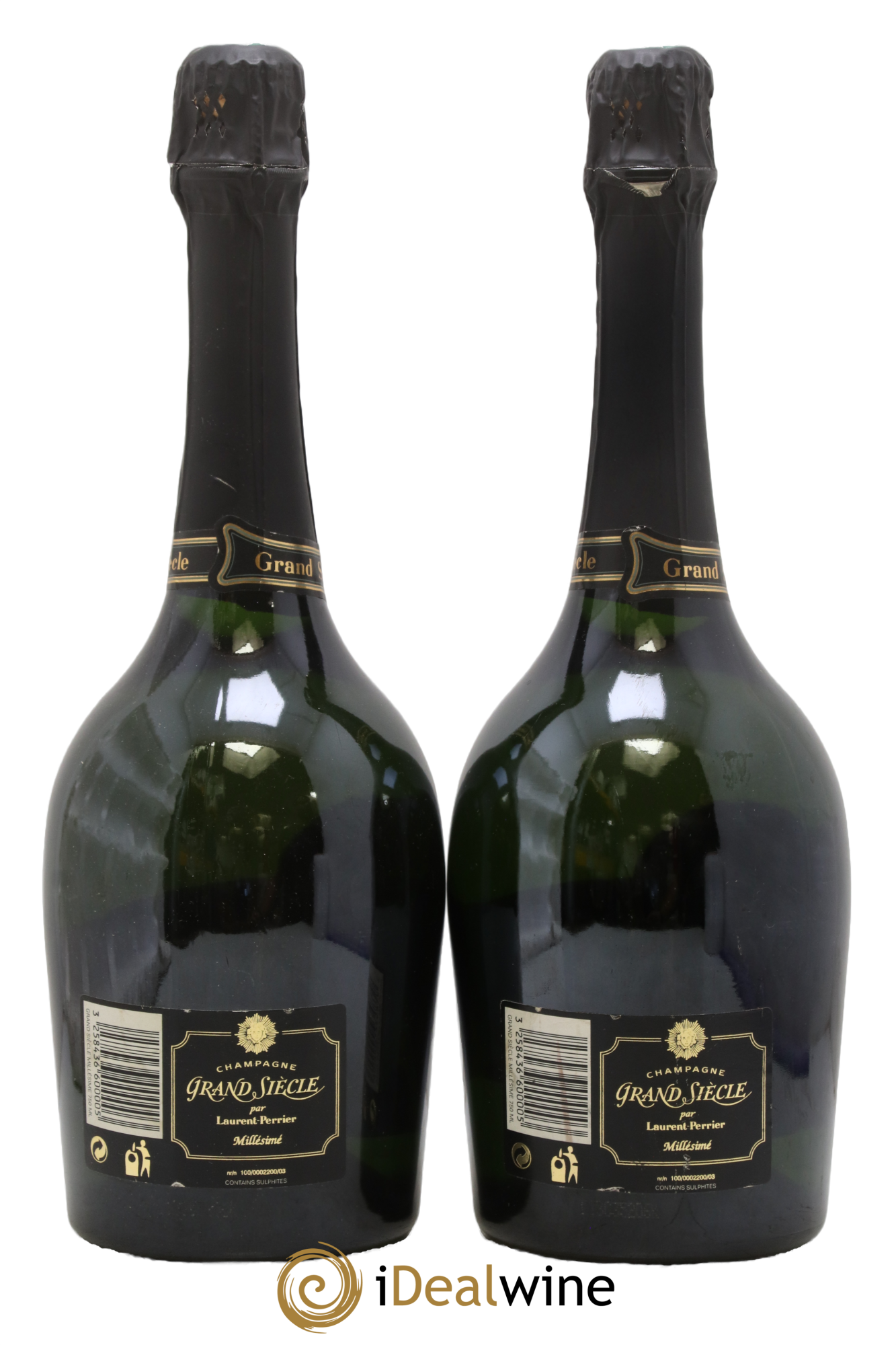 Grand Siècle Laurent Perrier 1995 - Lot of 2 bottles - 1