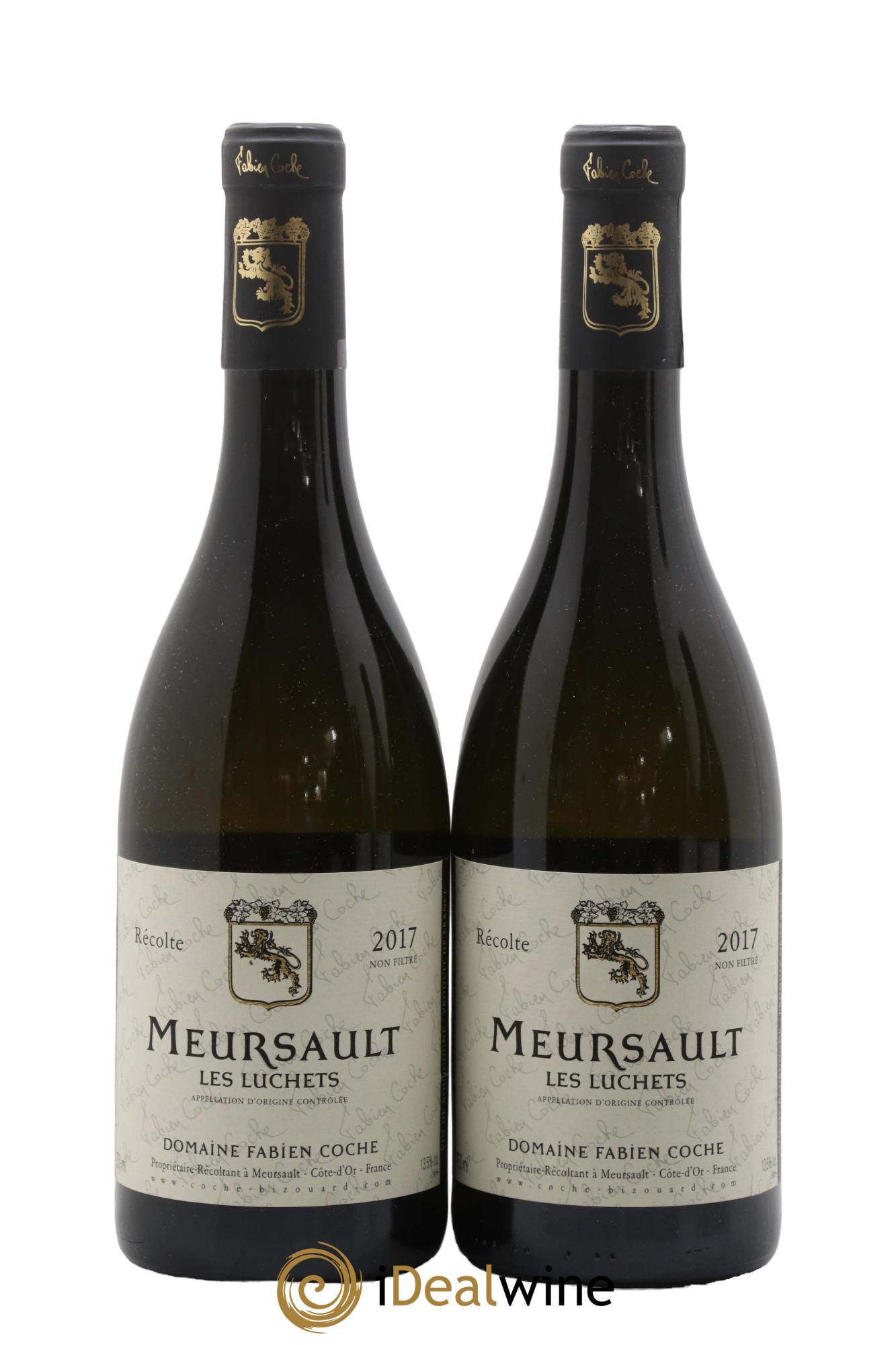 Meursault Les Luchets Fabien Coche 2017 - Lot de 2 bouteilles - 0