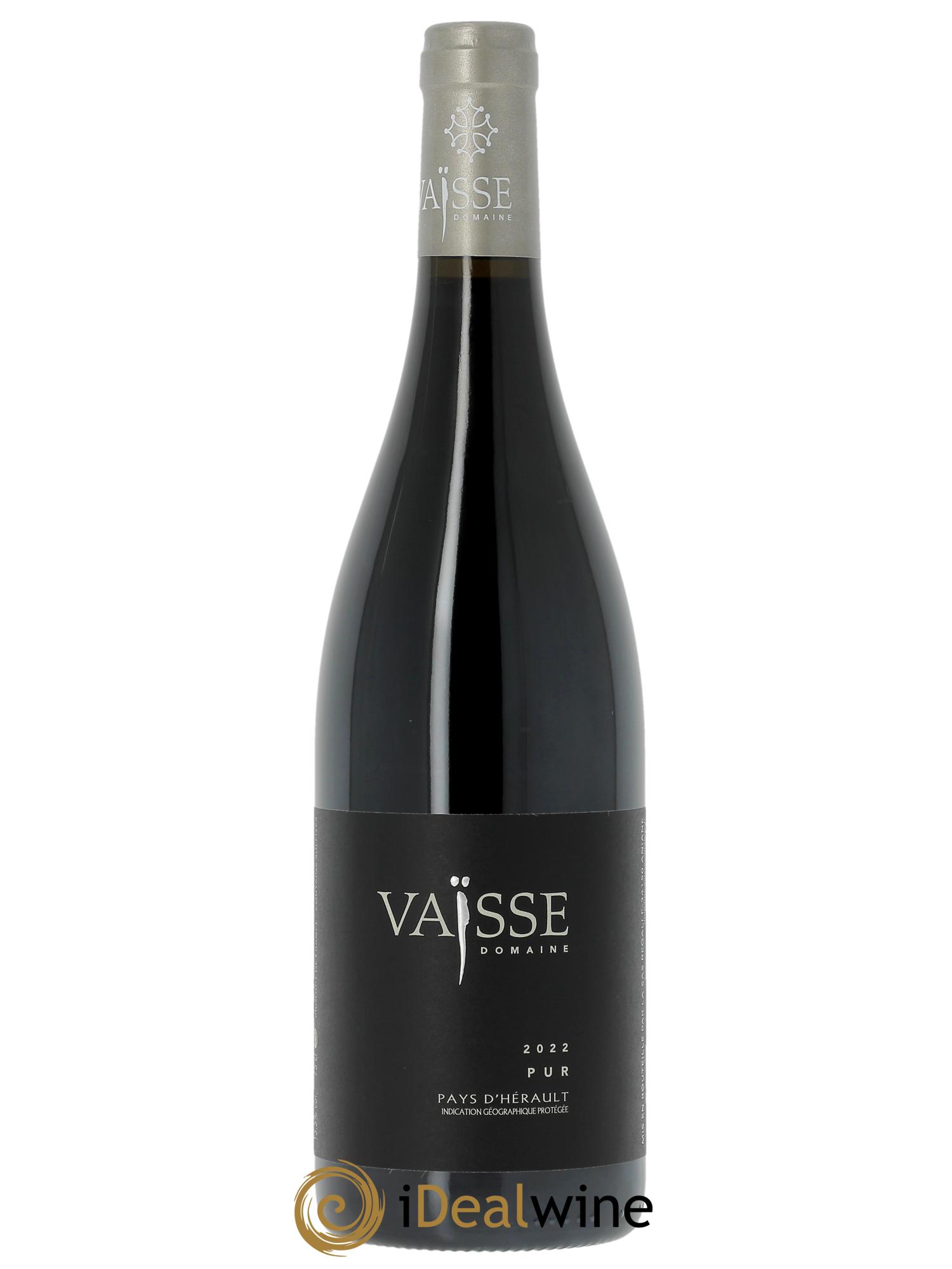 IGP Pays de l'Hérault Pur Vaisse (Domaine)  2022 - Lotto di 1 bottiglia - 0