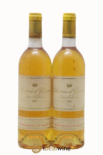 Château d' Yquem 1er Cru Classé Supérieur 1987 - Lot de 2 bouteilles - 0