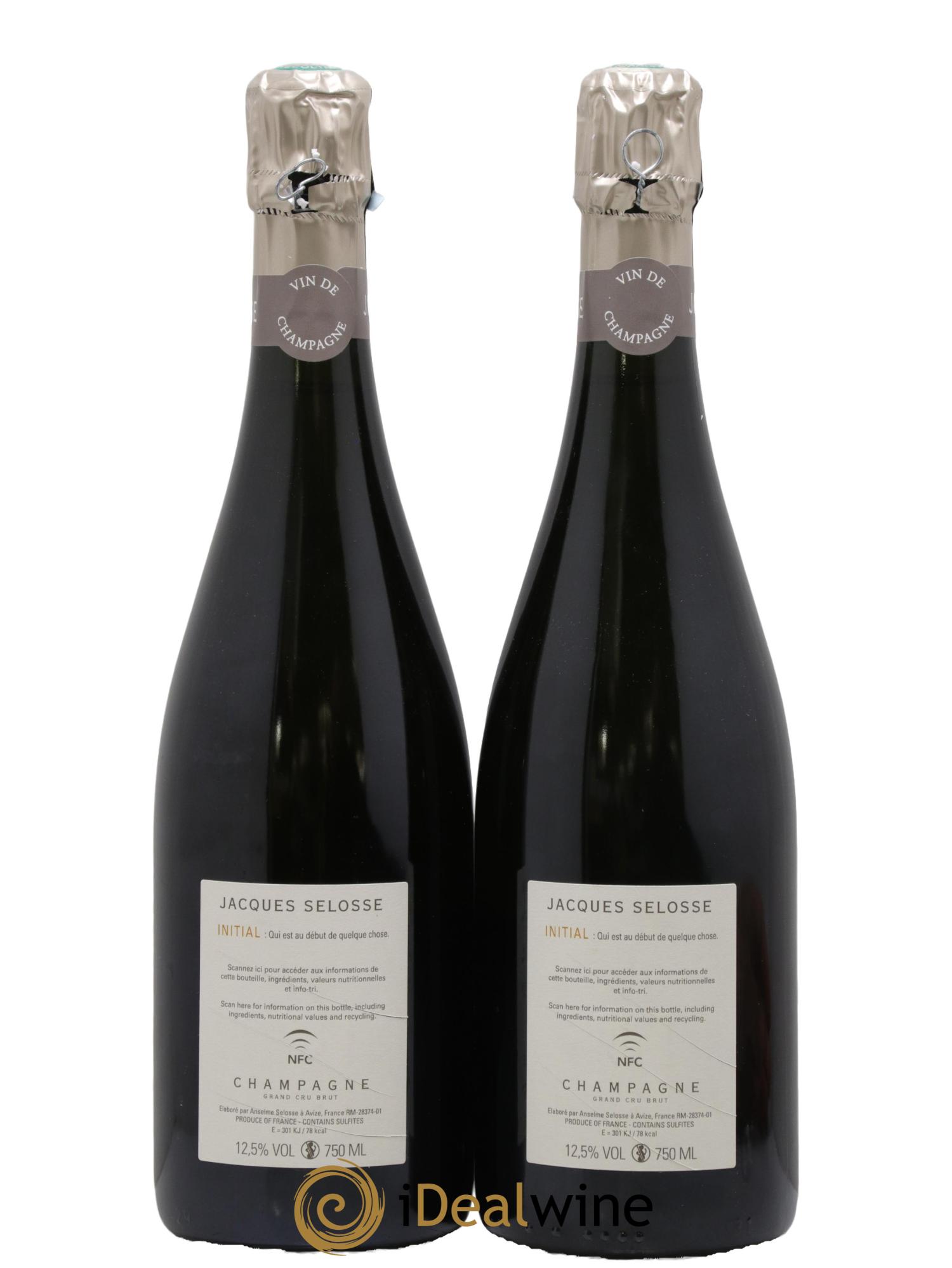 Initial Brut Jacques Selosse - Lot de 2 bouteilles - 1