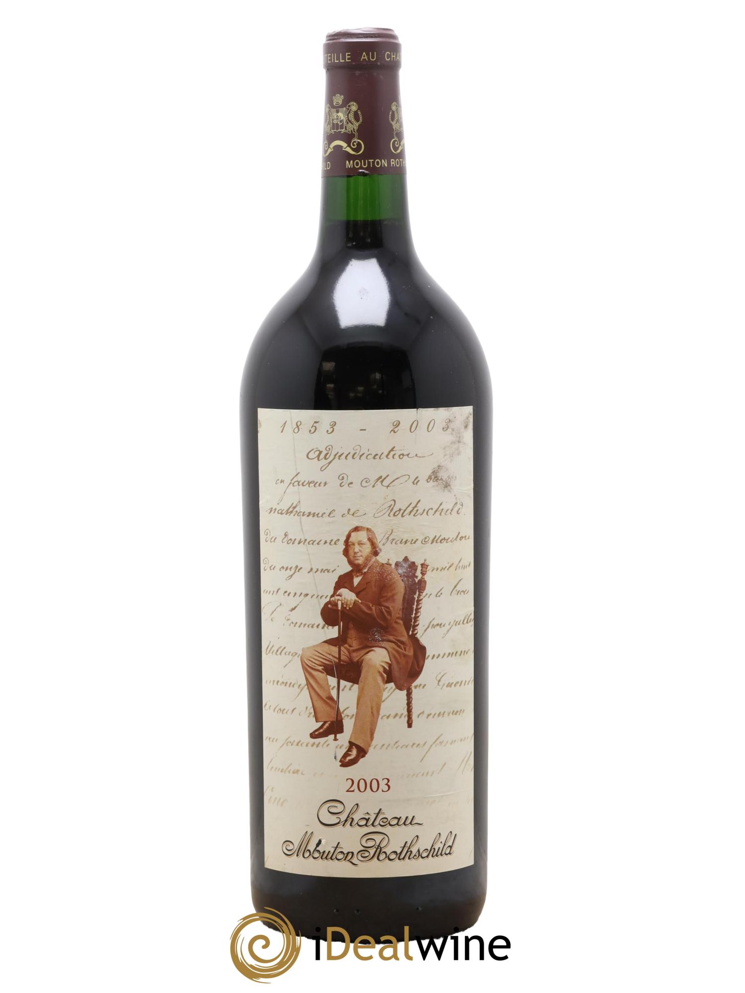 Château Mouton Rothschild 1er Grand Cru Classé 2003 - Lot de 1 magnum - 0