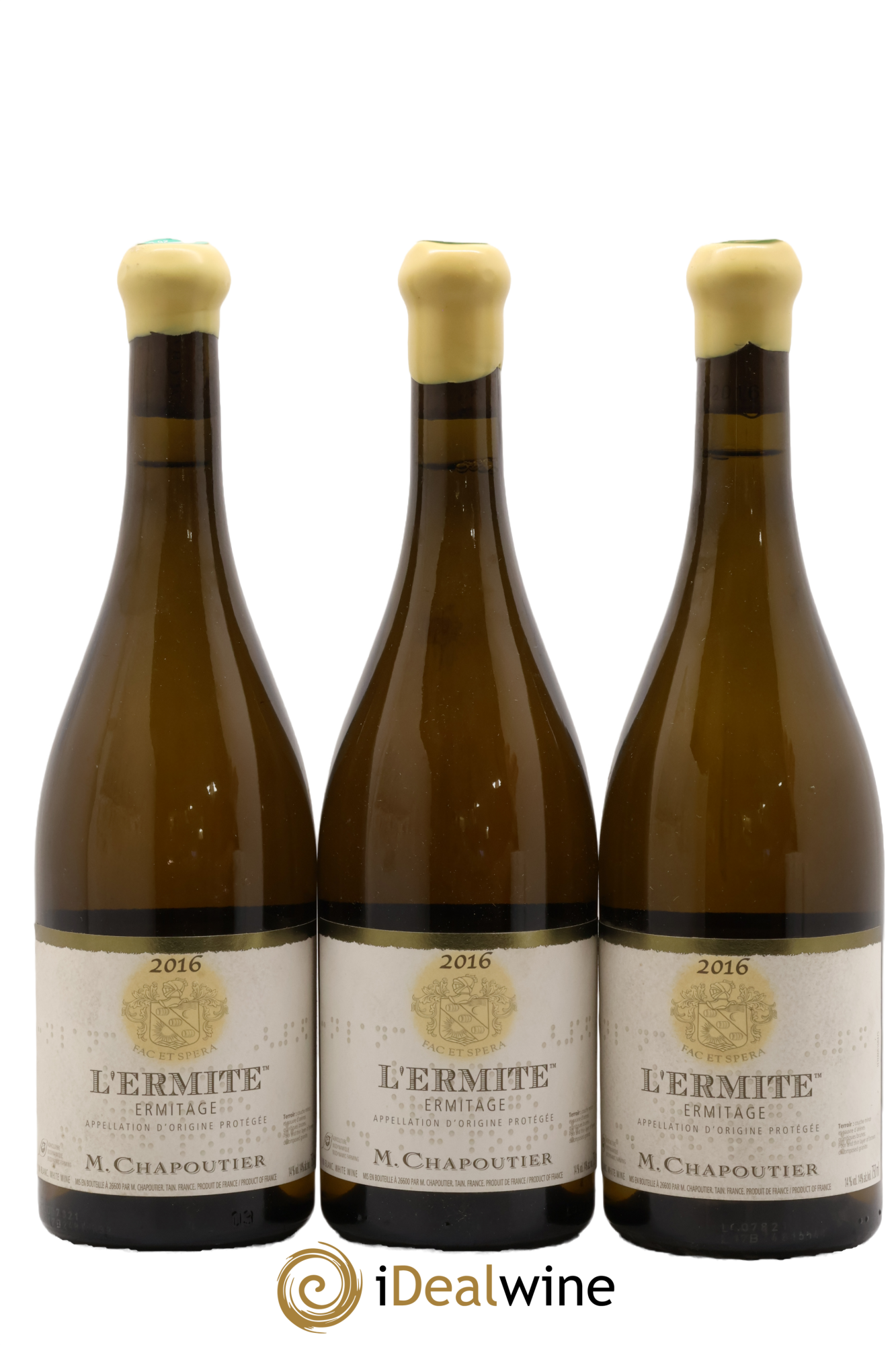 Hermitage Ermitage l'Ermite Chapoutier 2016 - Lot de 3 bouteilles - 0