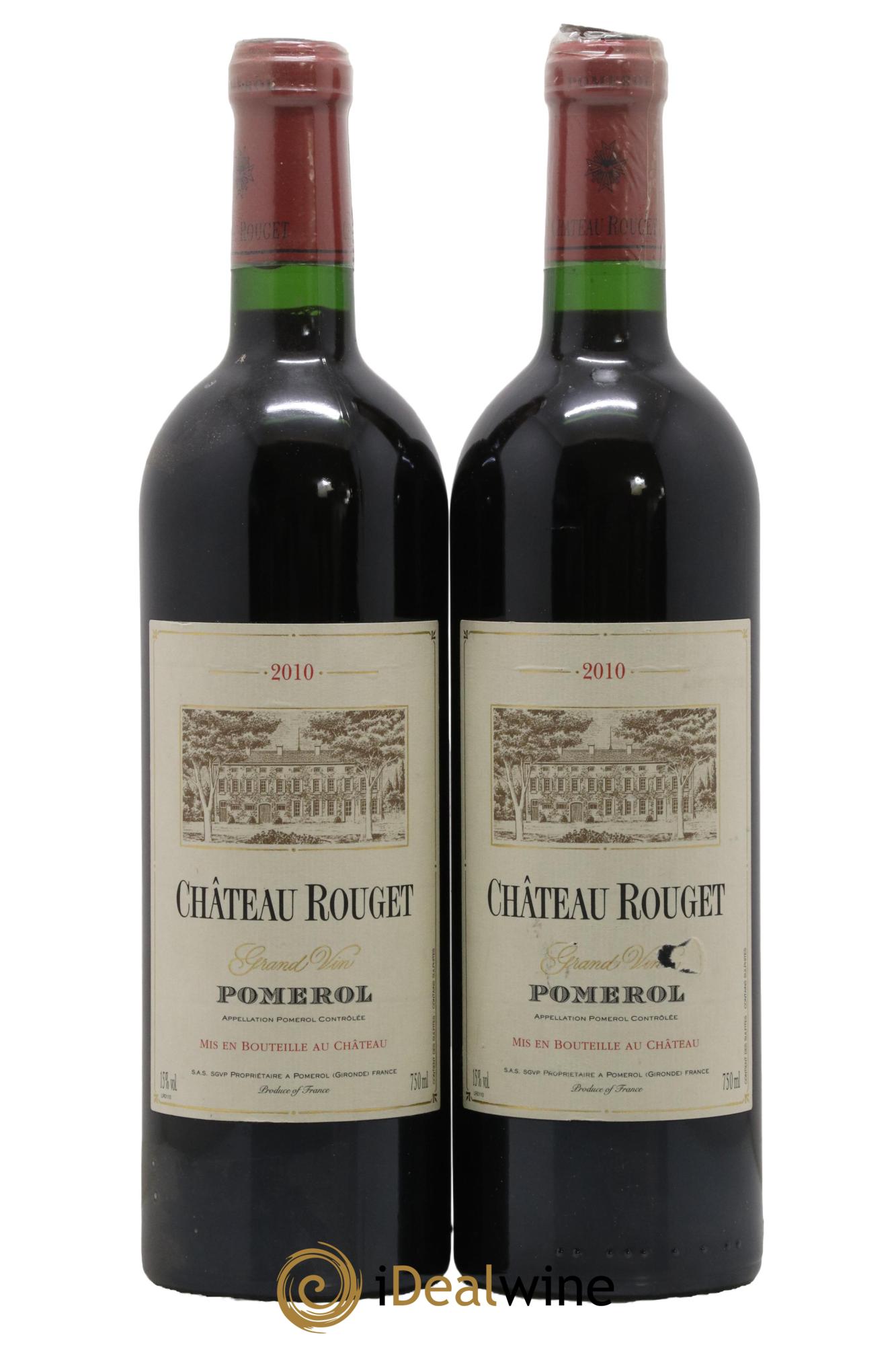 Château Rouget 2010 - Lot of 2 bottles - 0