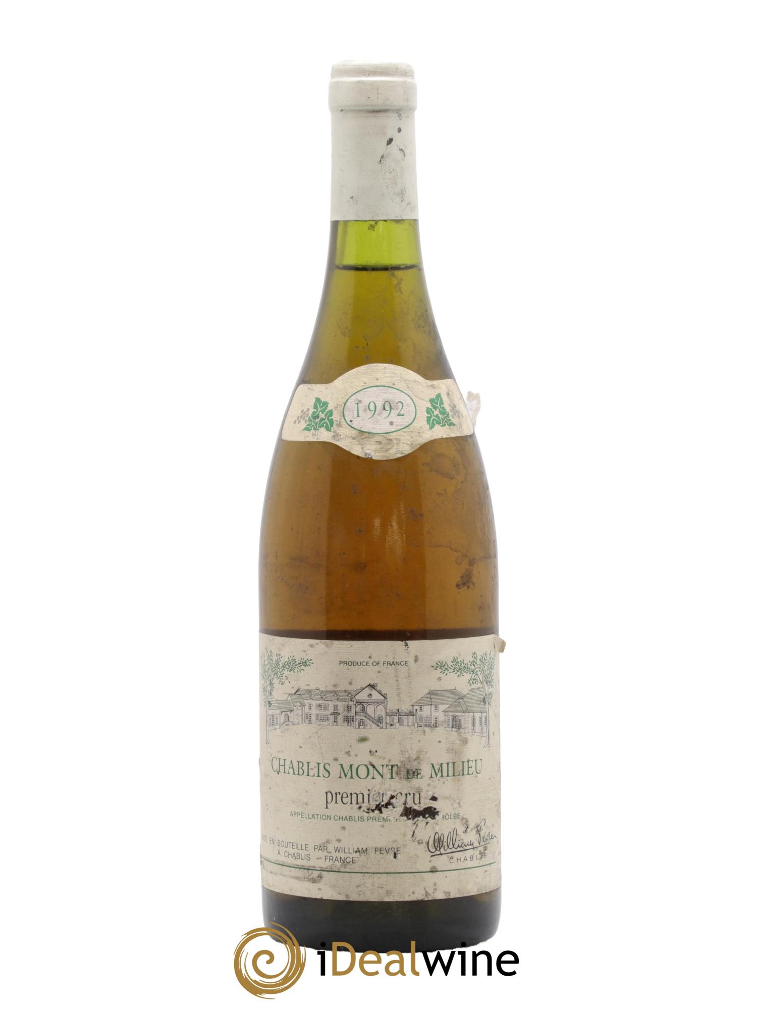 Chablis 1er Cru Mont de Milieu William Fèvre 1992 - Lotto di 1 bottiglia - 0
