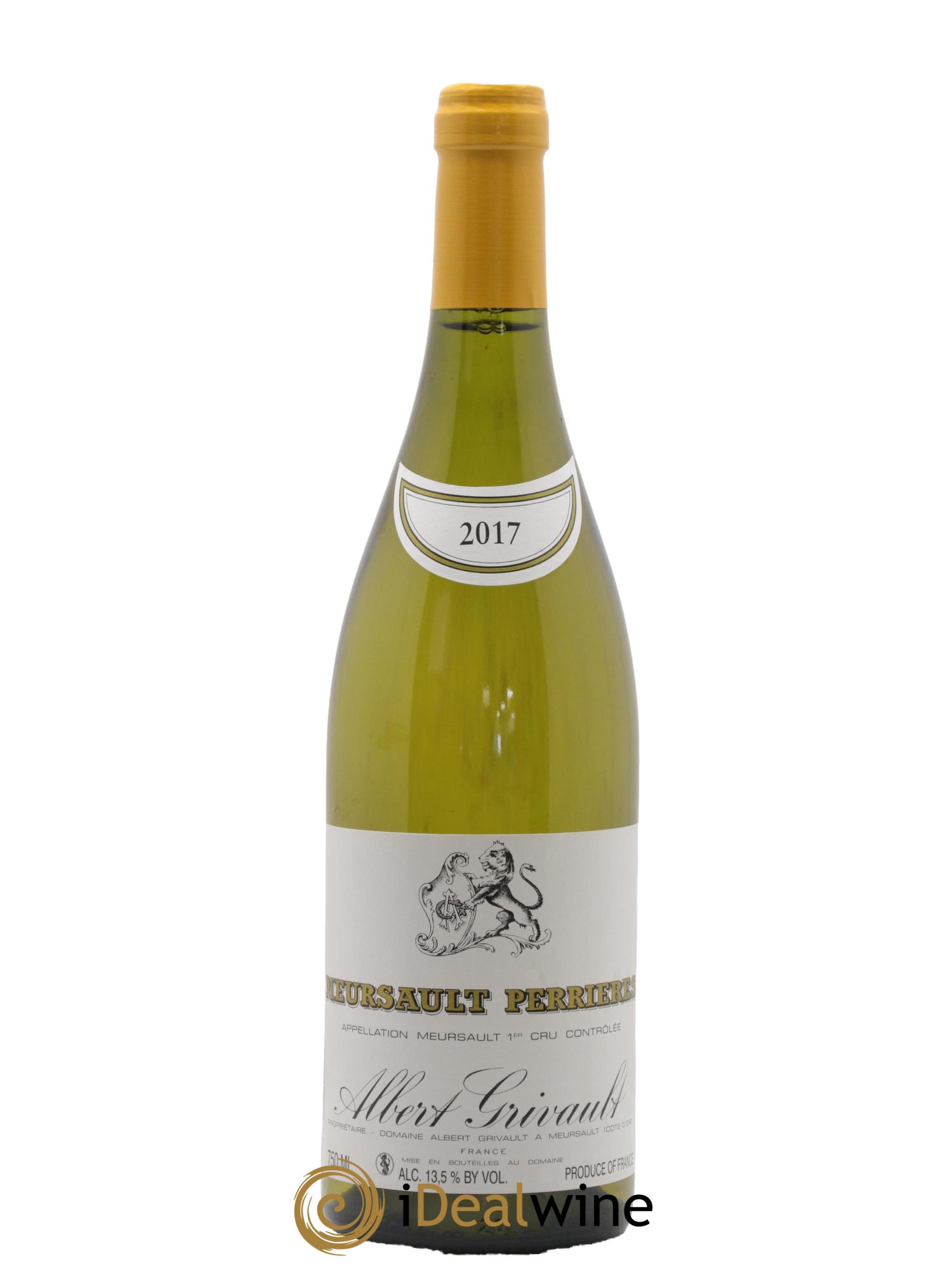 Meursault 1er Cru Perrières Albert Grivault 2017 - Lot de 1 bouteille - 0