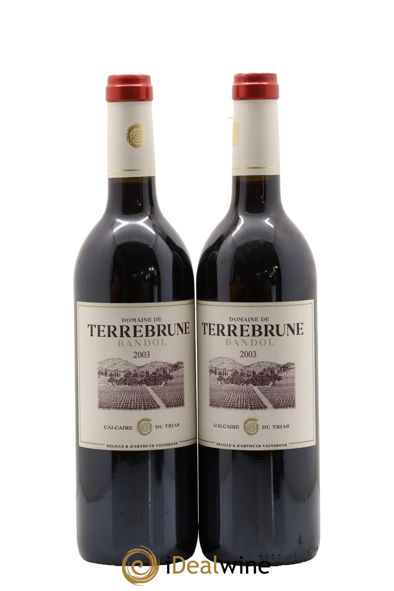 Bandol Terrebrune (Domaine de) 2003 - Lot of 2 bottles - 0