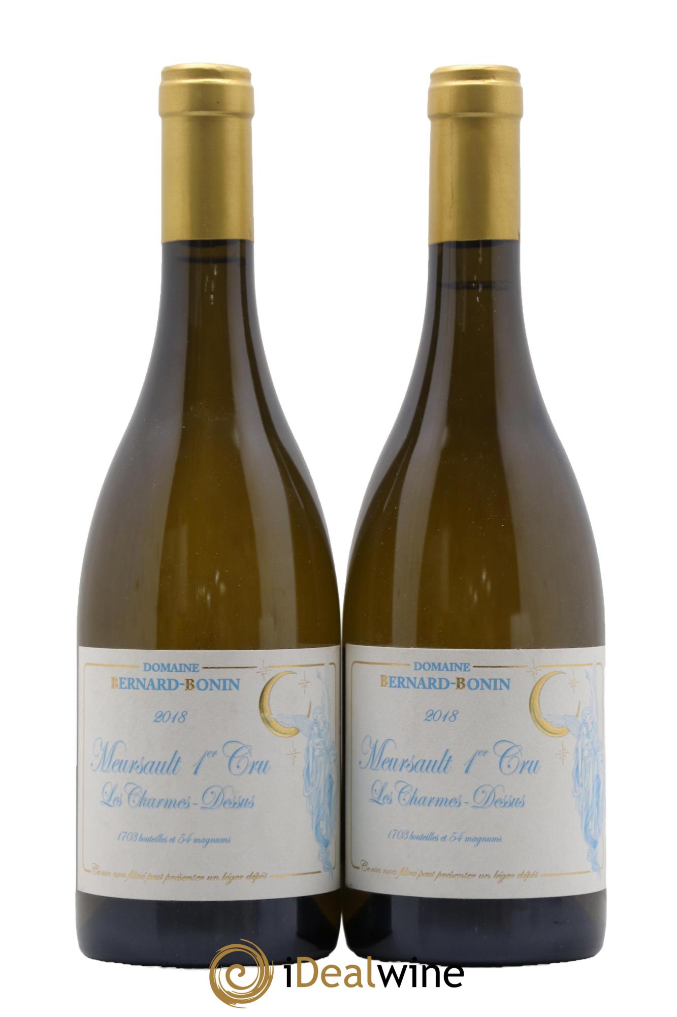 Meursault 1er Cru Les Charmes Dessus Bernard Bonin 2018 - Lot de 2 bouteilles - 0