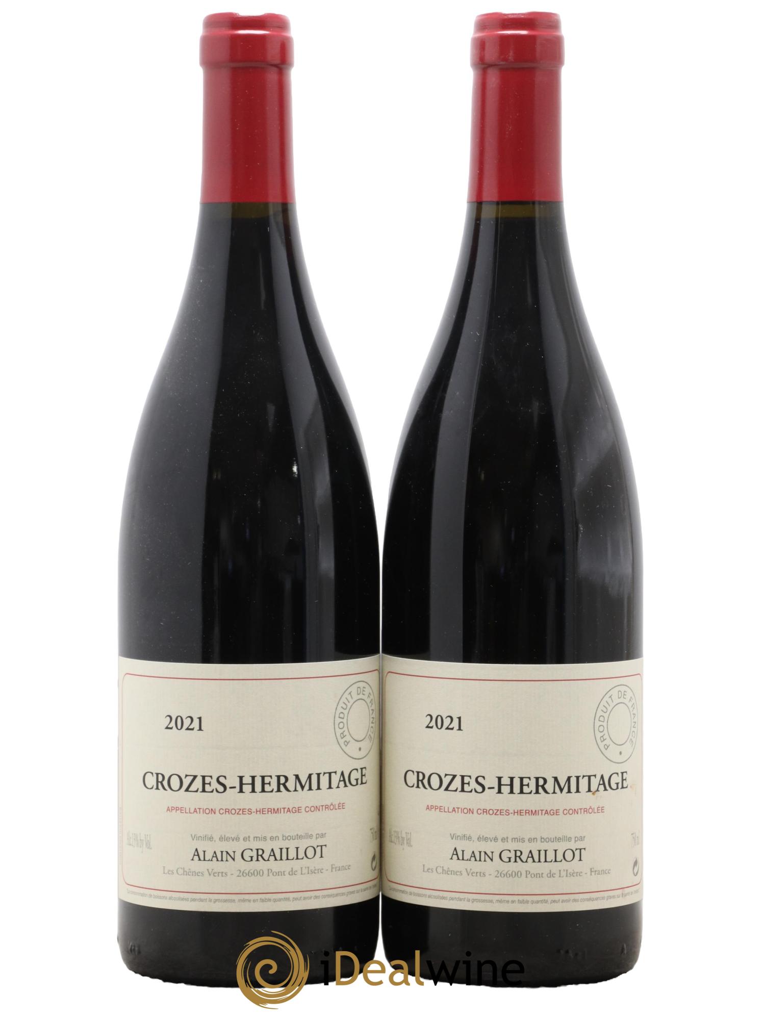 Crozes-Hermitage Domaine Graillot 2021 - Posten von 2 Flaschen - 0