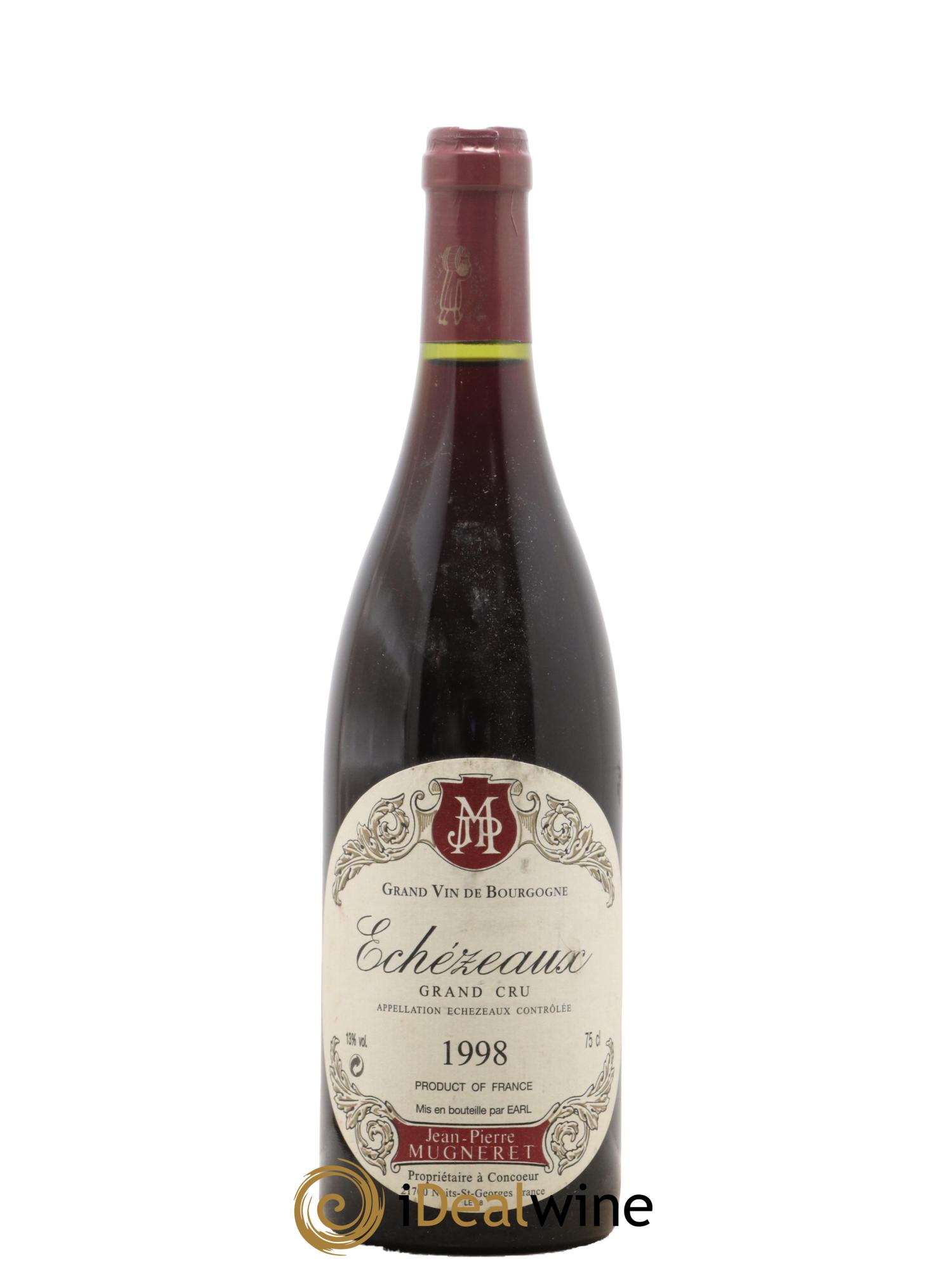 Echezeaux Grand Cru Domaine Jean-Pierre Mugneret 1998 - Lot de 1 bouteille - 0