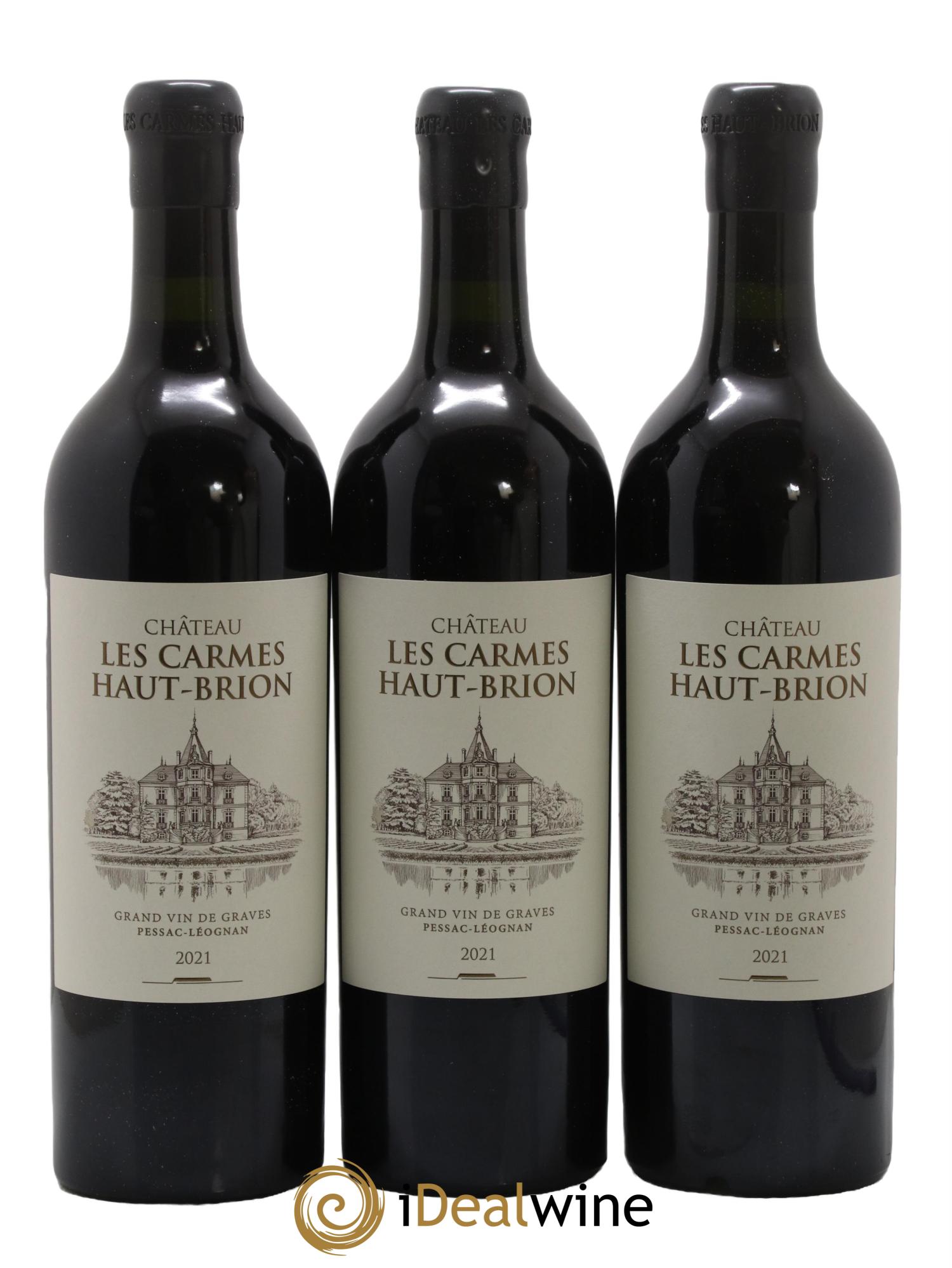 Château Les Carmes Haut-Brion 2021 - Lot of 6 bottles - 1