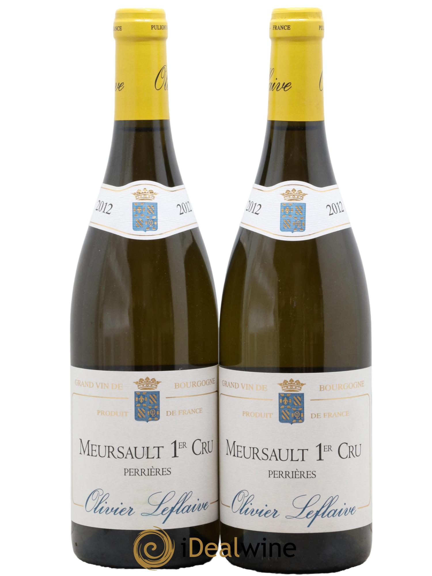 Meursault 1er Cru Perrières Olivier Leflaive 2012 - Lot de 2 bouteilles - 0