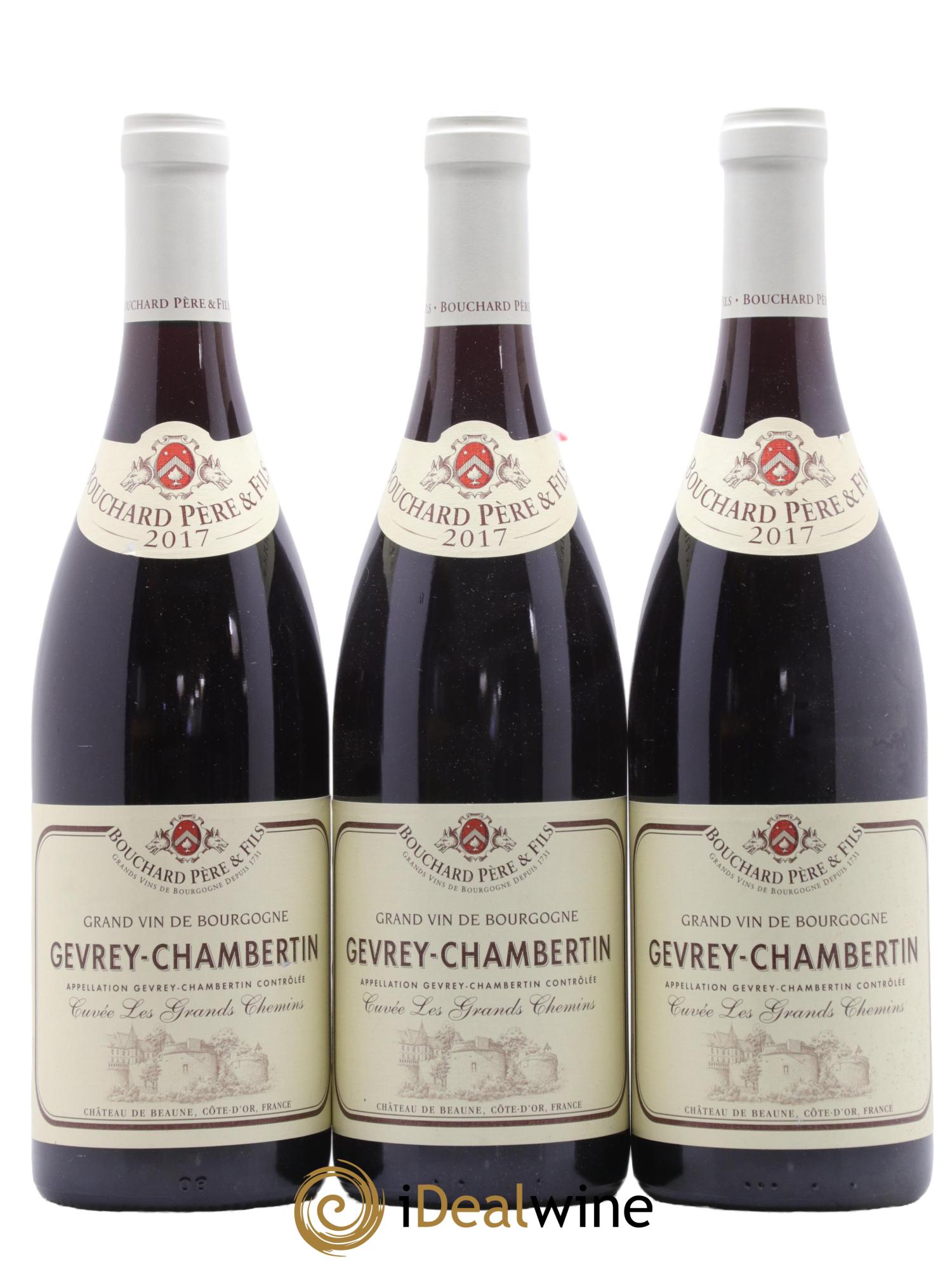 Gevrey-Chambertin Les Grands Chemins Maison Bouchard 2017 - Lot de 3 bouteilles - 0