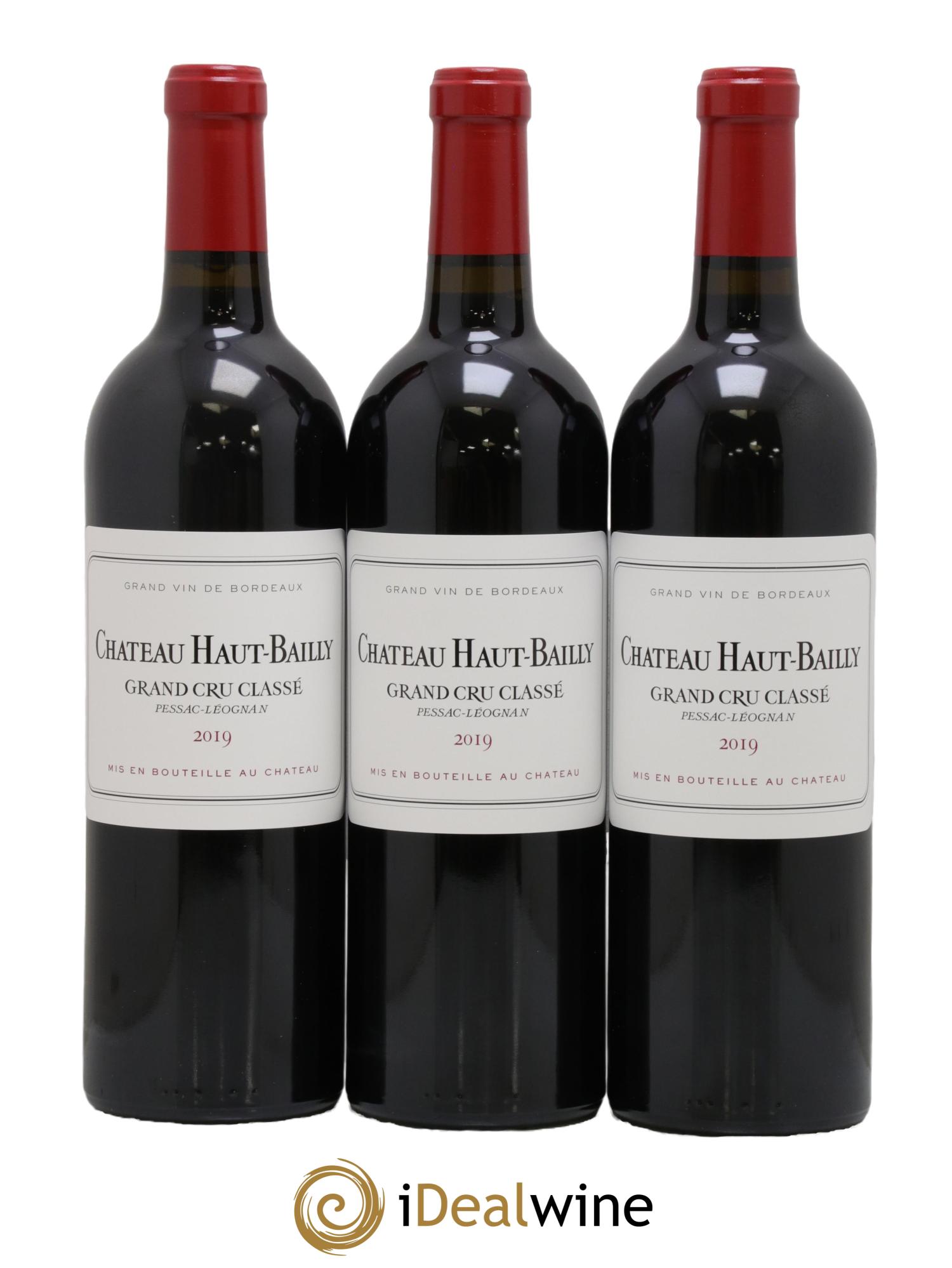 Château Haut-Bailly Cru Classé de Graves  2019 - Posten von 3 Flaschen - 0